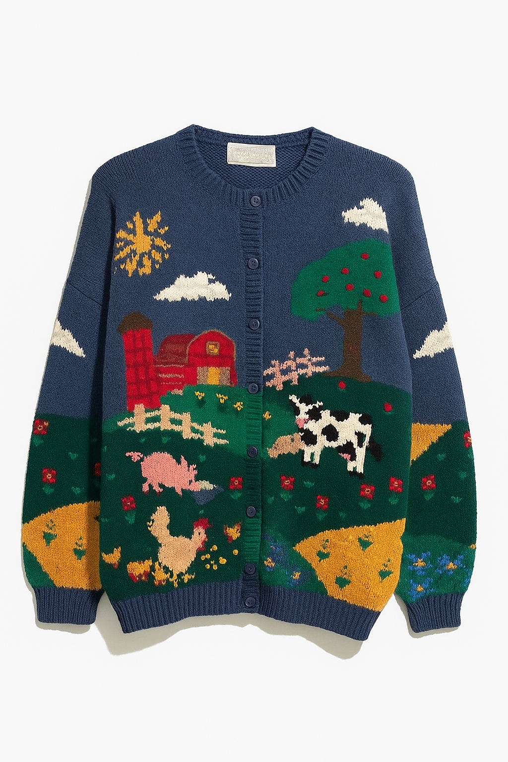 Signatures by Northern Isles Vintage Hand Knit Cardigan