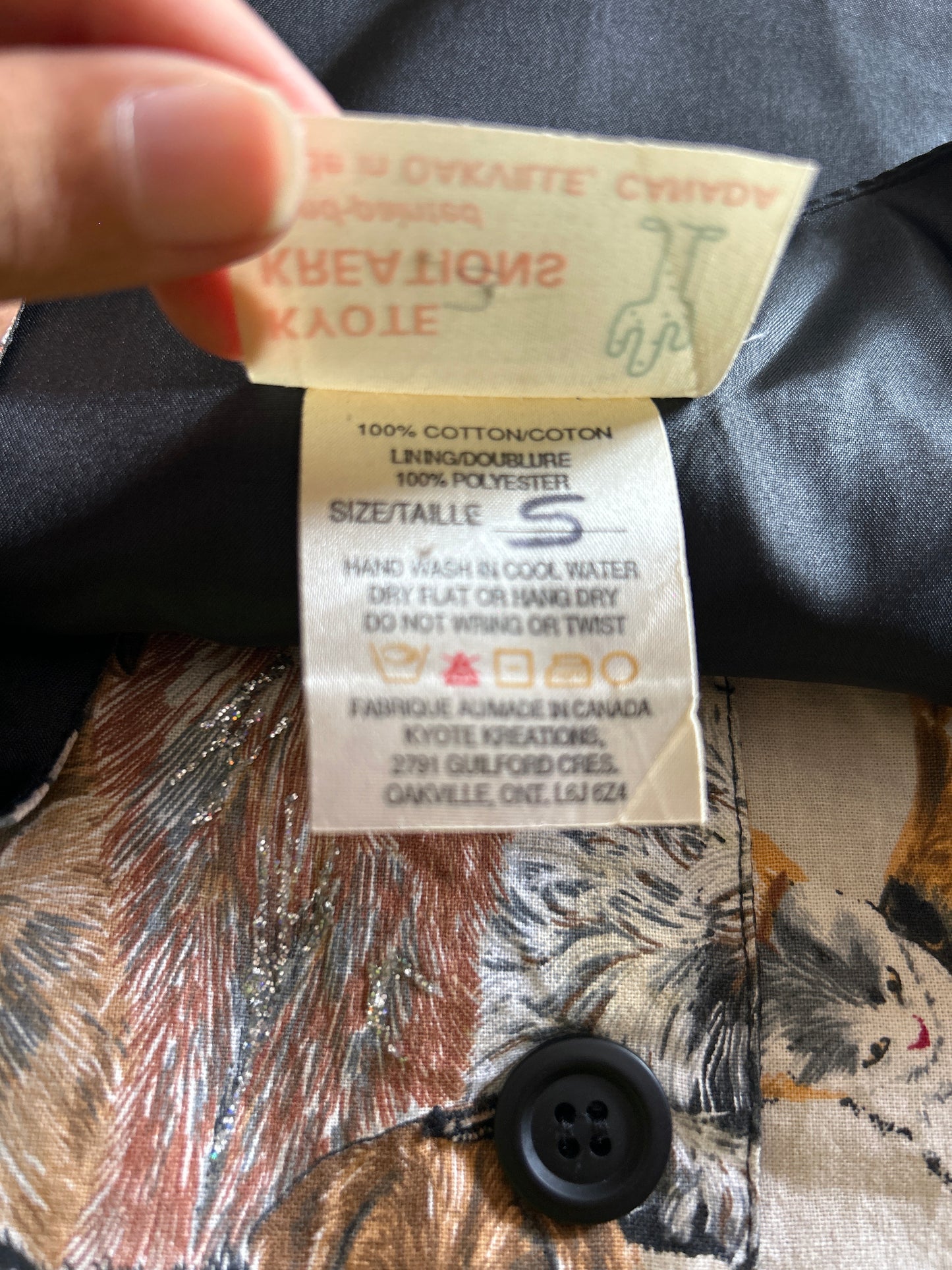 Kyote Kreations Vintage Handpainted Vest