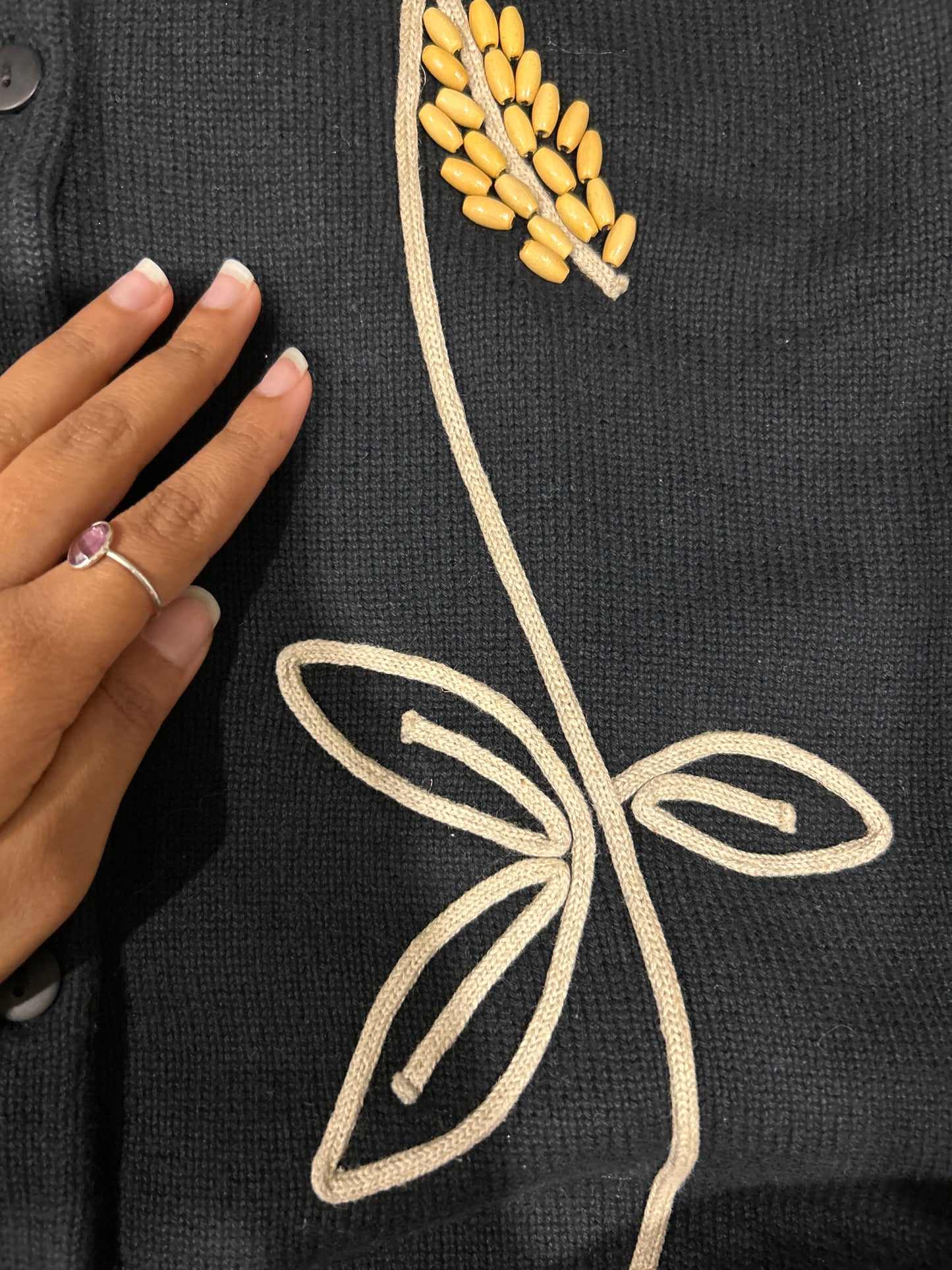 Knitter Julia Vintage Knit Cardigan