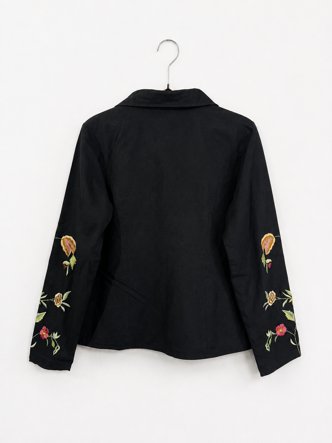 Vintage Midnight Bloom Embroidered Jacket