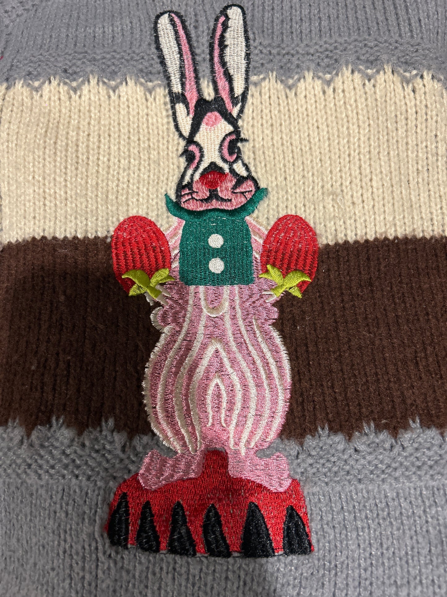 Wool Blend Knit Cardigan