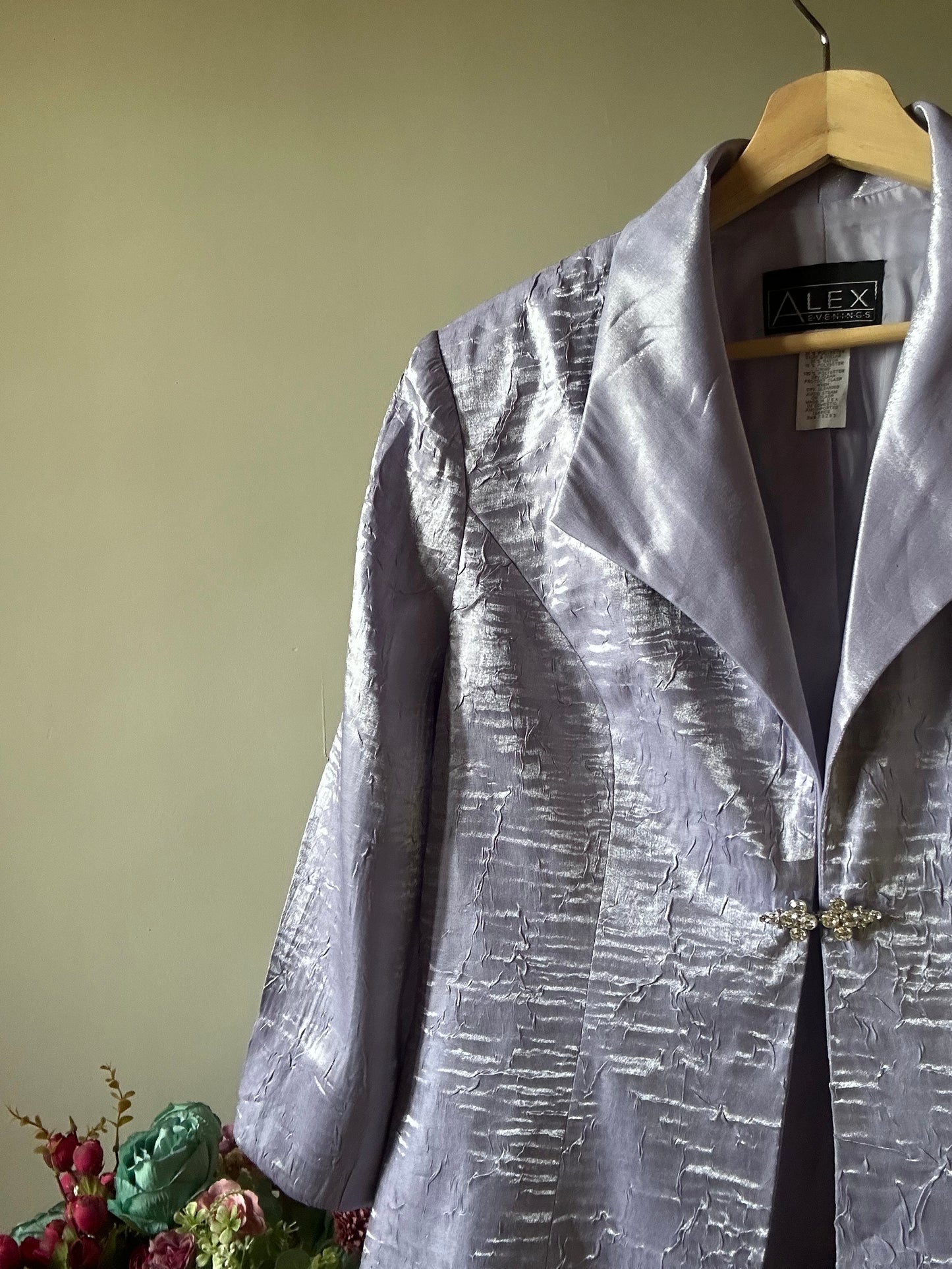 Alex Vintage Crinkled Blazer