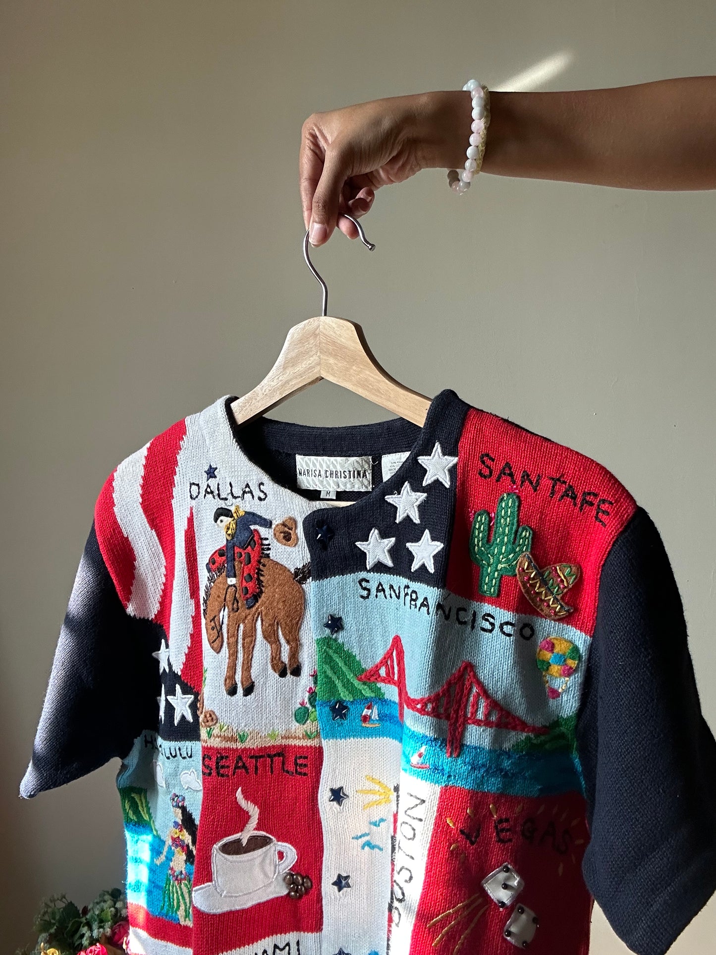 Marisa Christina Vintage Knit Cardigan Style UpperWear