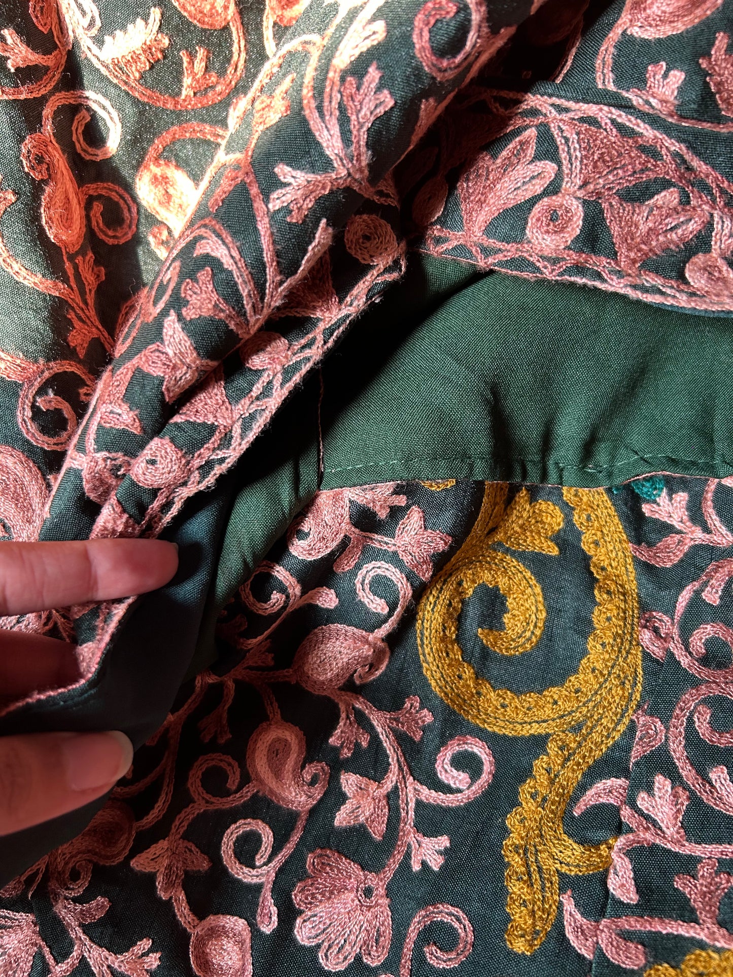 Fully Embroidered Vintage Shaket