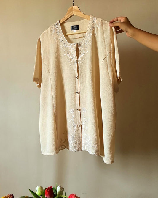 Adam Collection Vintage Embroidered Shirt