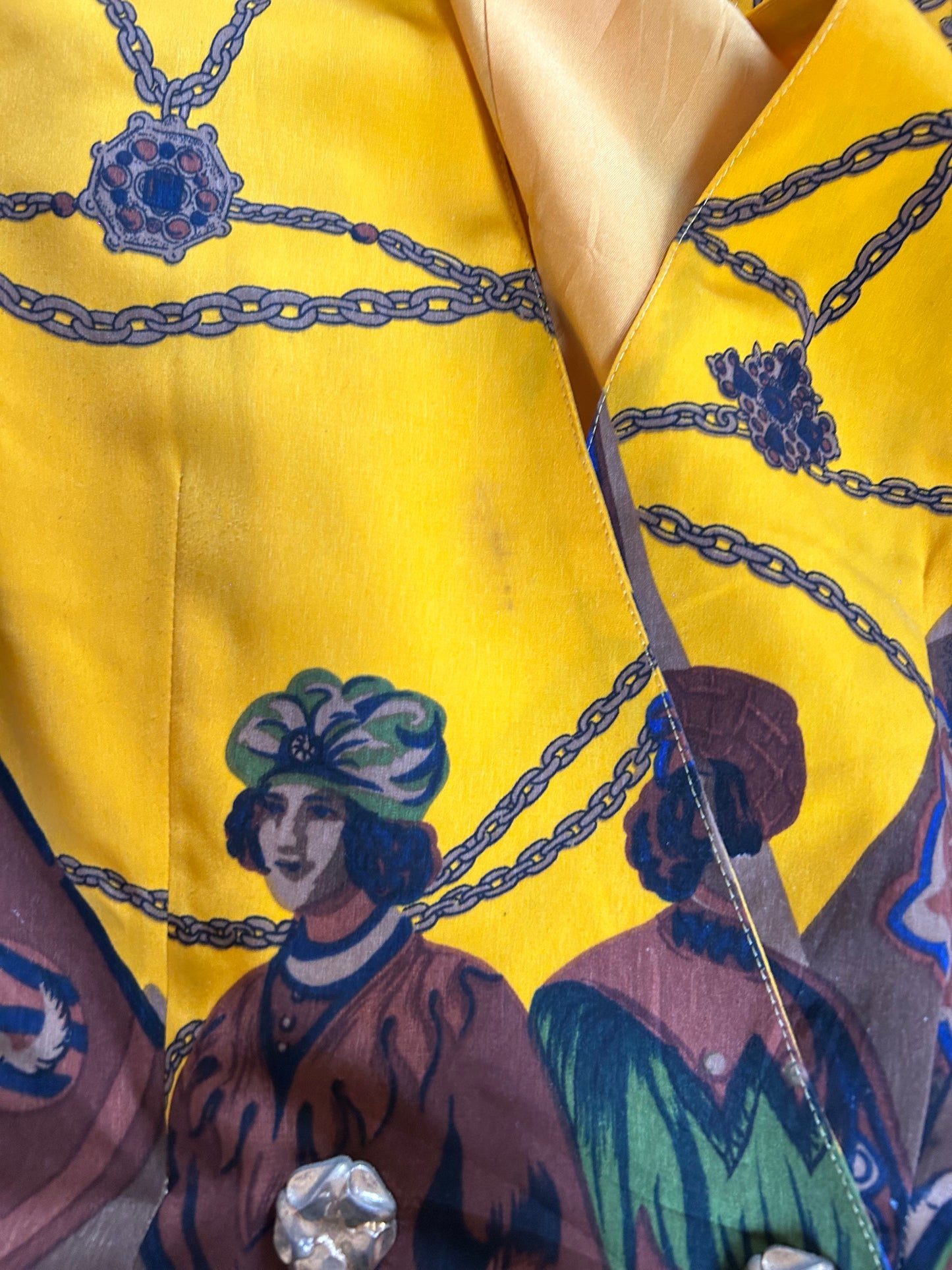 Vintage All Printed Blazer