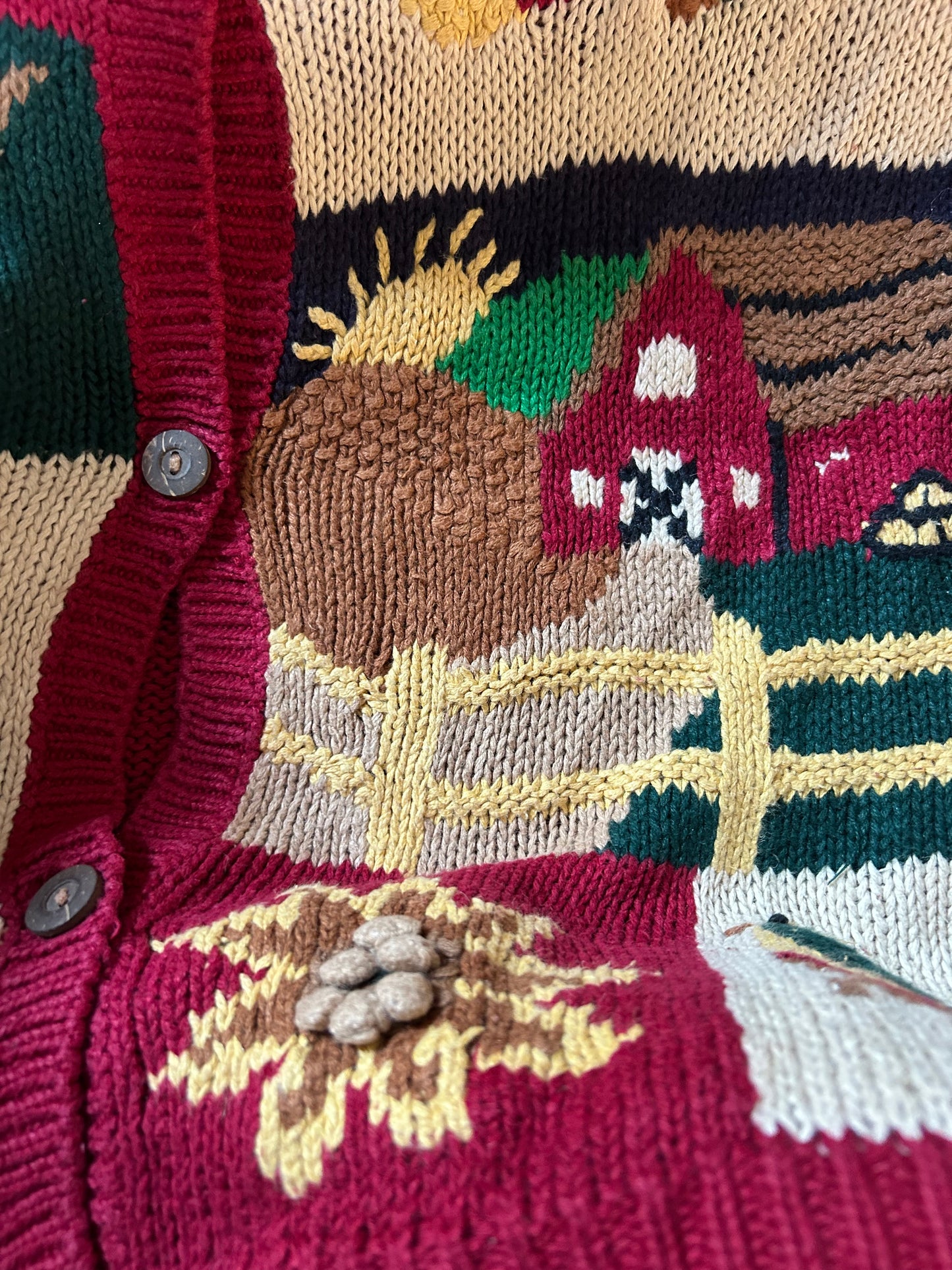 Robin Sinkler Vintage Hand Knit Cardigan