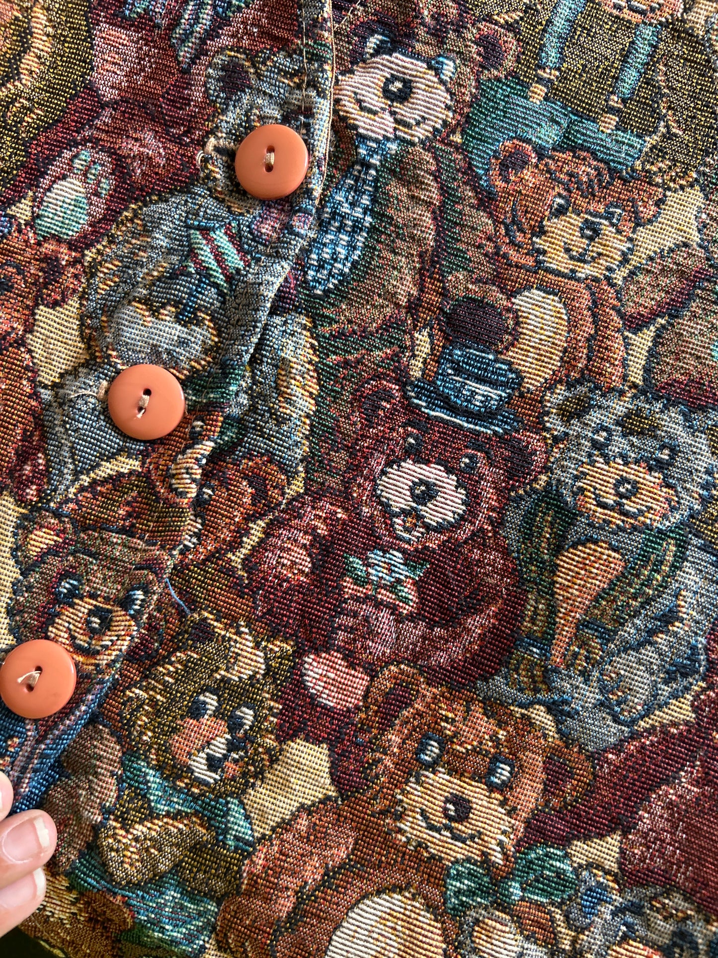 Facets By Mirrors Vintage Vest