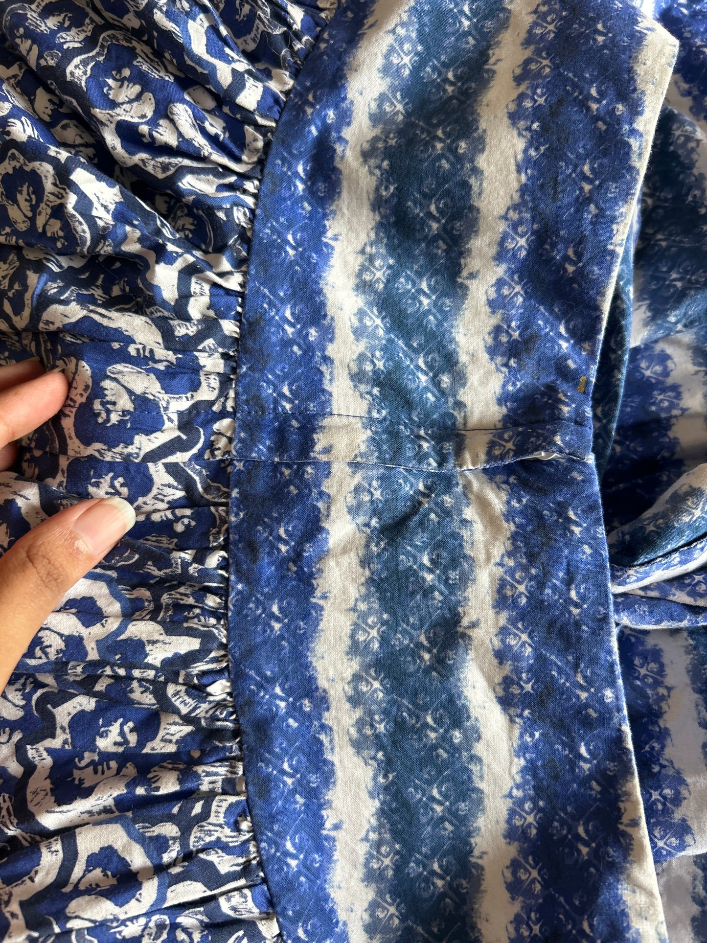 Vintage Face Print Skirt