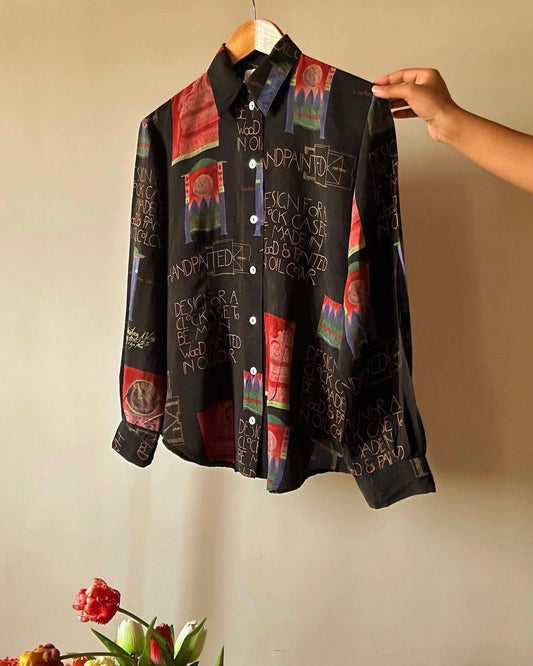 Akhiell Blusen Vintage Shirt
