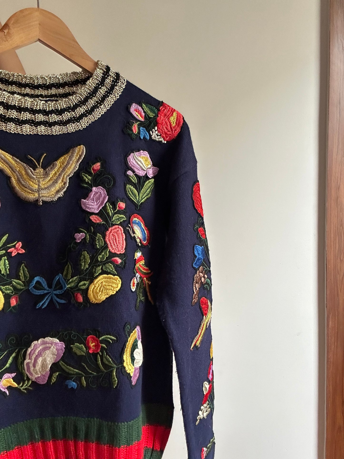 Vintage Wool Blend Knit Pullover