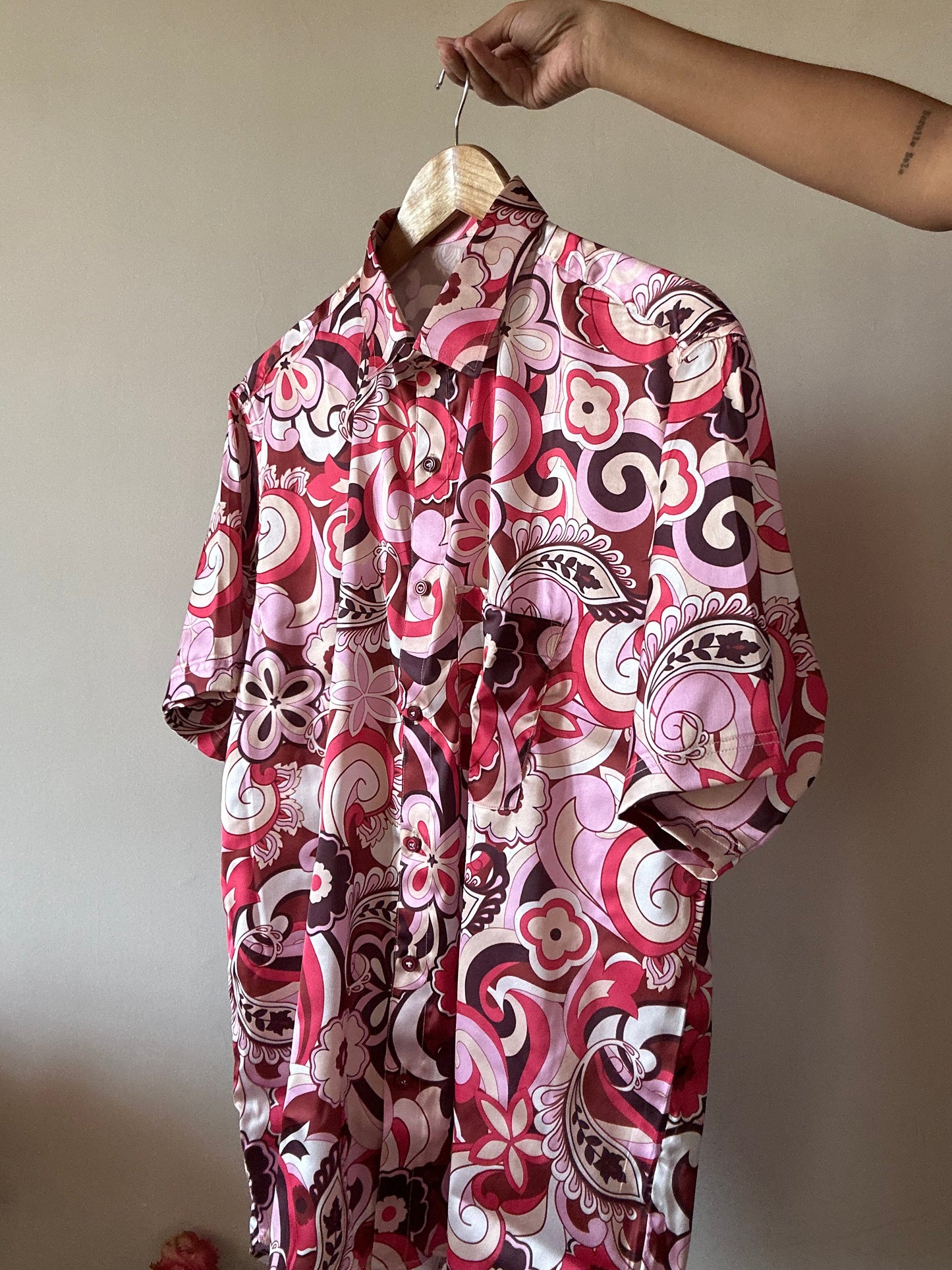 90s Painter’s Satin Shirt