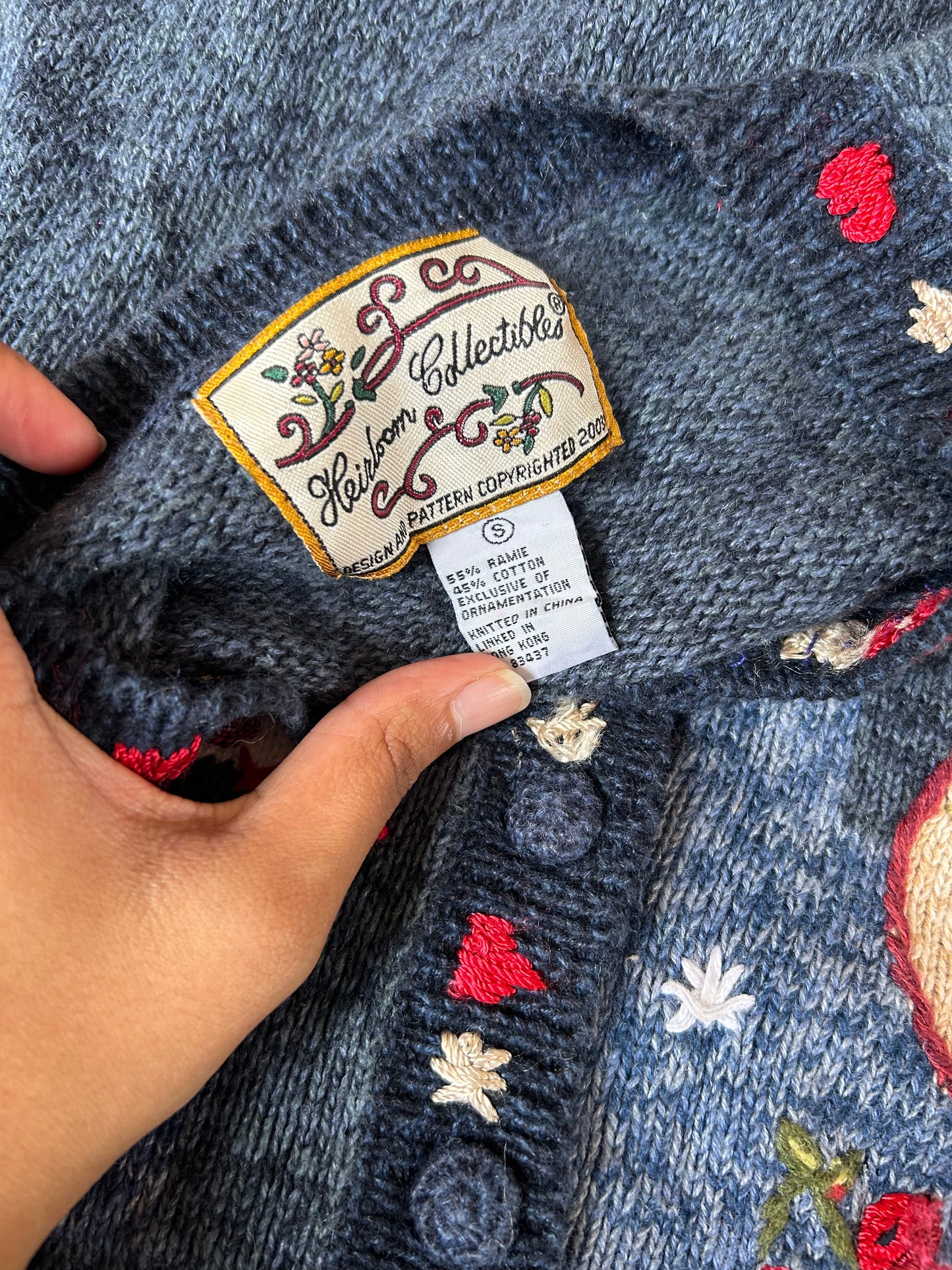 Handloom Collection Vintage Knit Cardigan