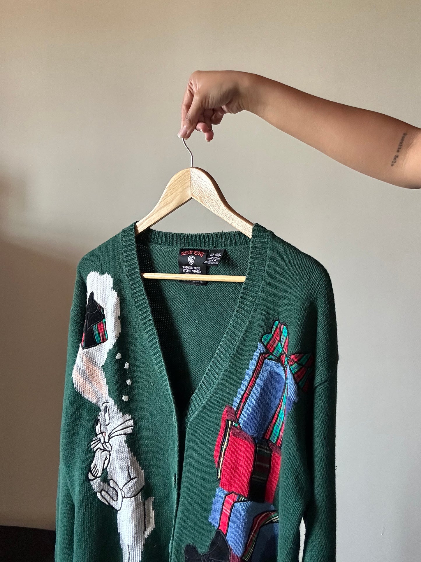 Looney Tones Vintage Knit Cardigan