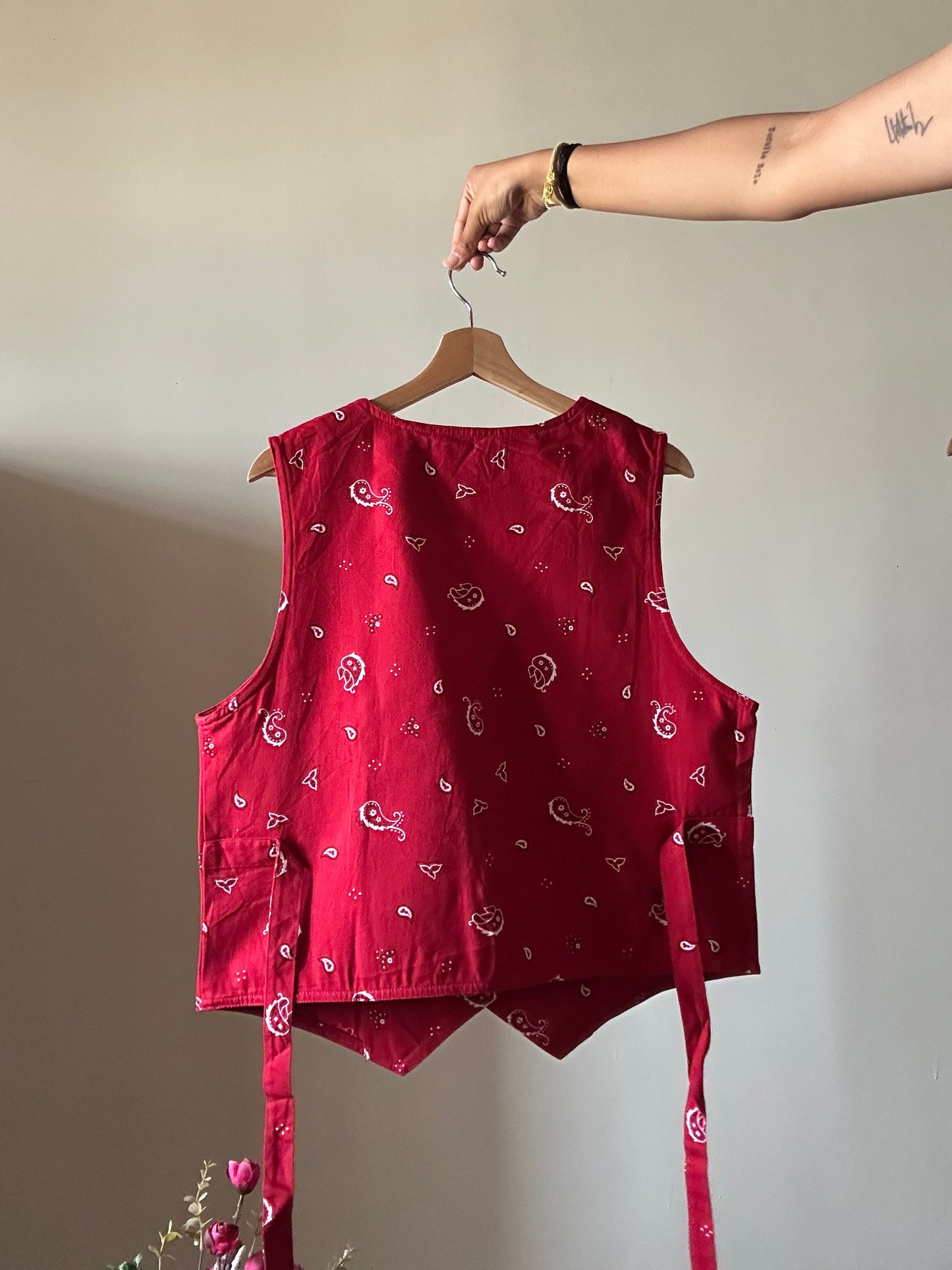 Mandal Bay Vintage Embroidered Vest