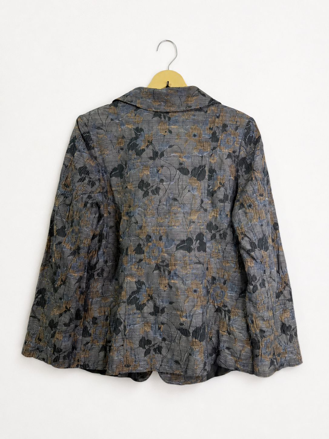 Vintage Botanical Jacquard Statement Jacket