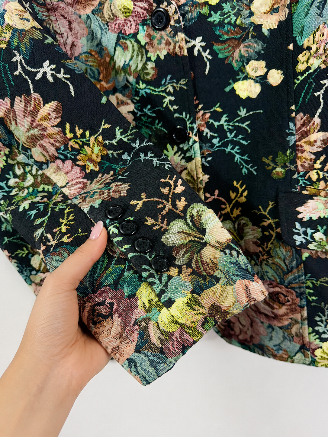 Vintage Floral Blazer