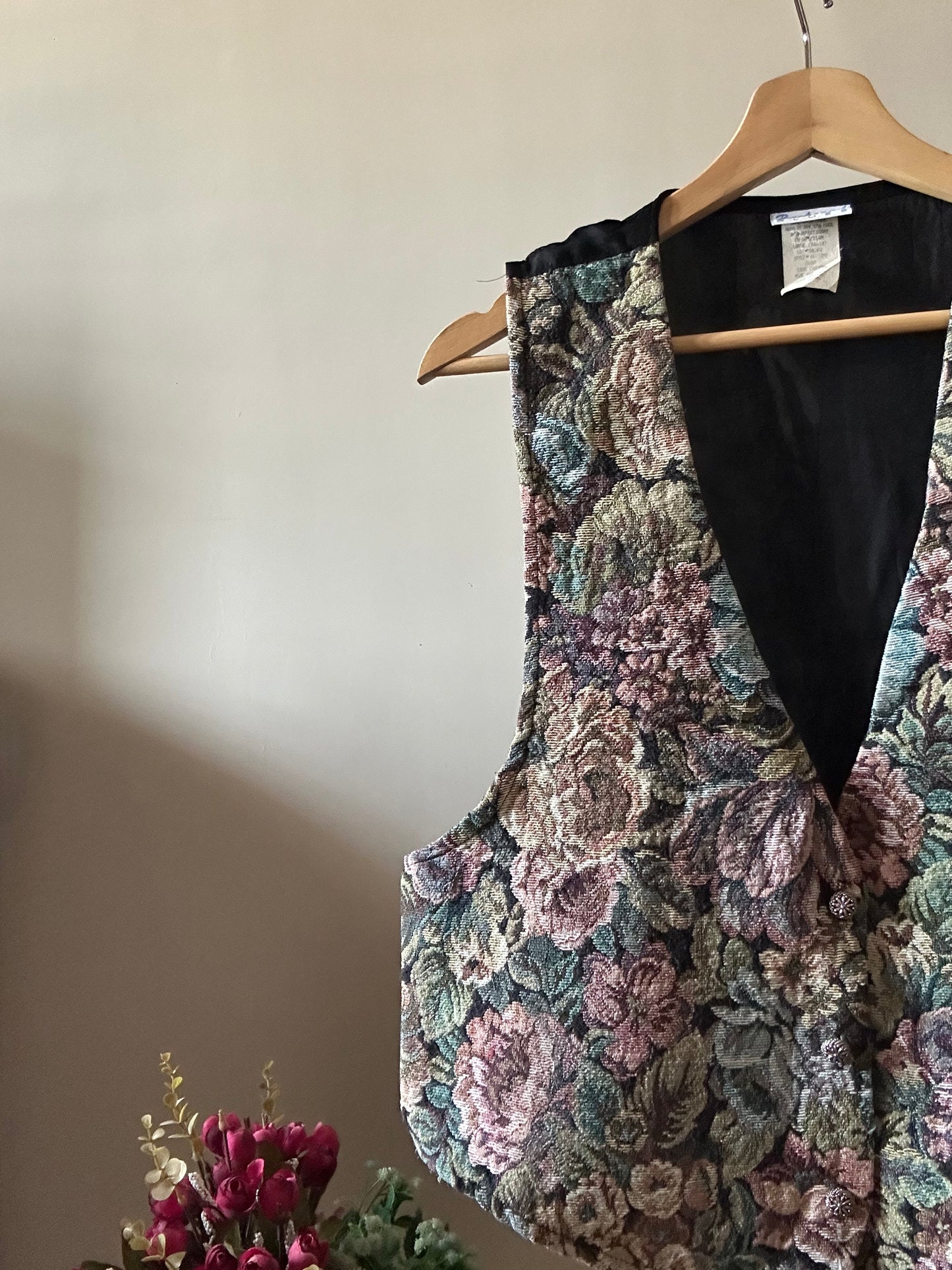 Vintage Jacquard Vest By Backroad Blues