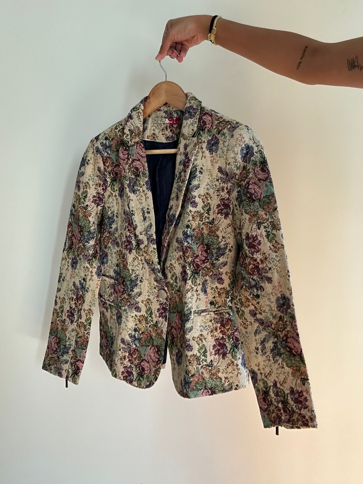 Stradivarius Vintage Jaquard Blazer