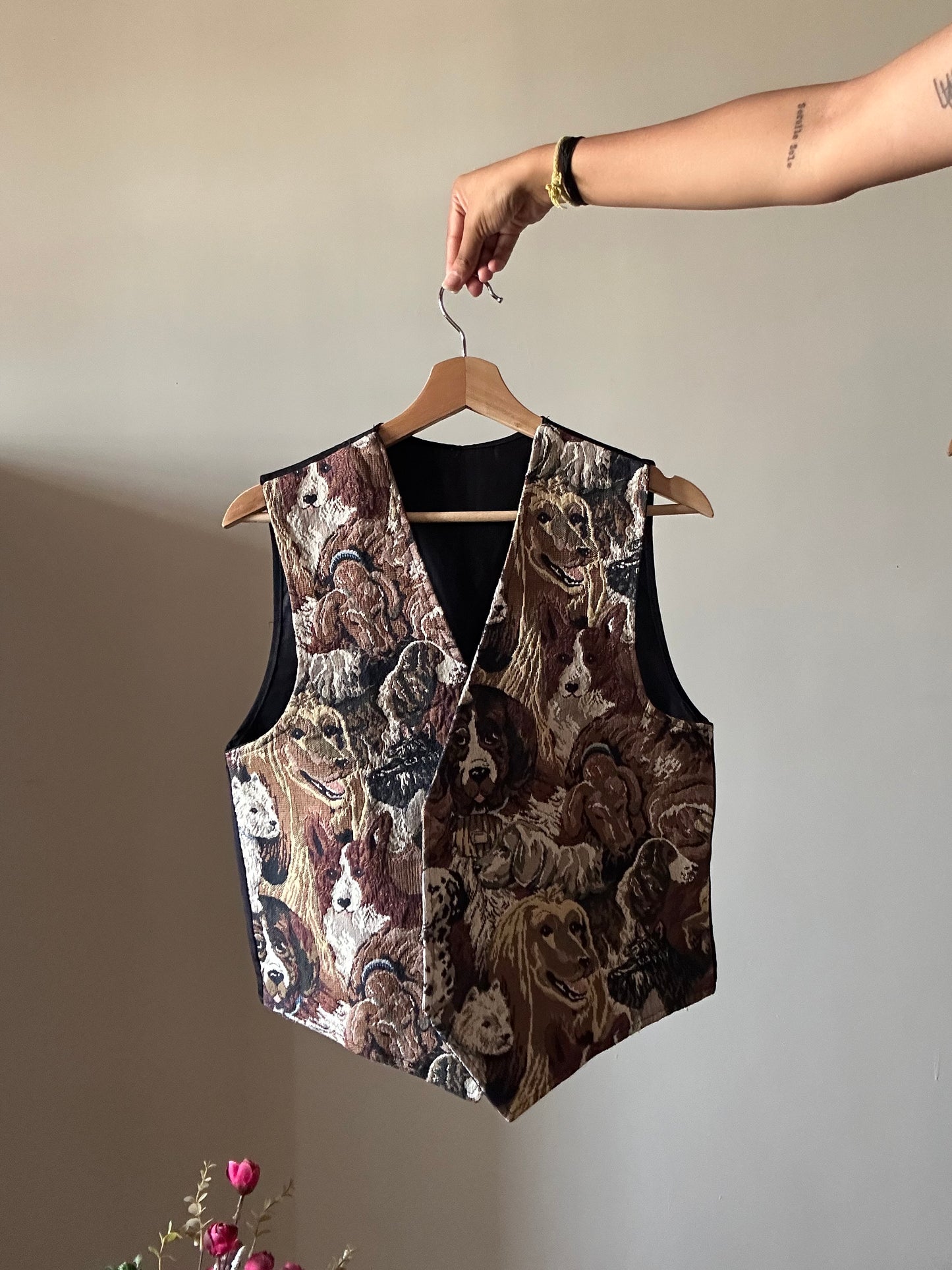 Vintage Doggu Weaved Vest