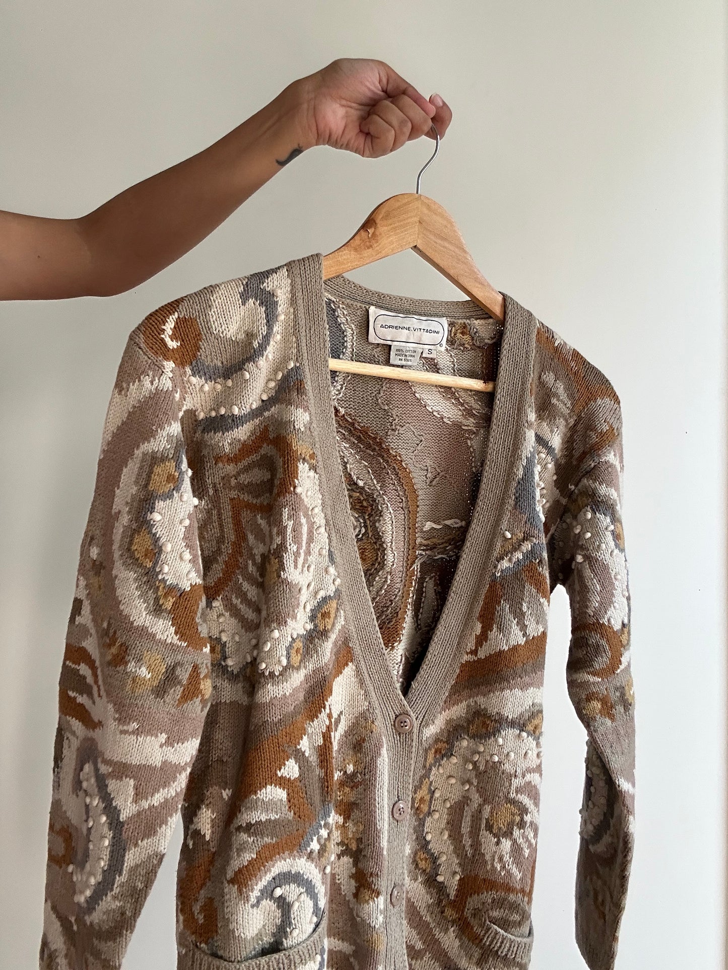 Adrienne Vittadini Vintage Knit Cardigan