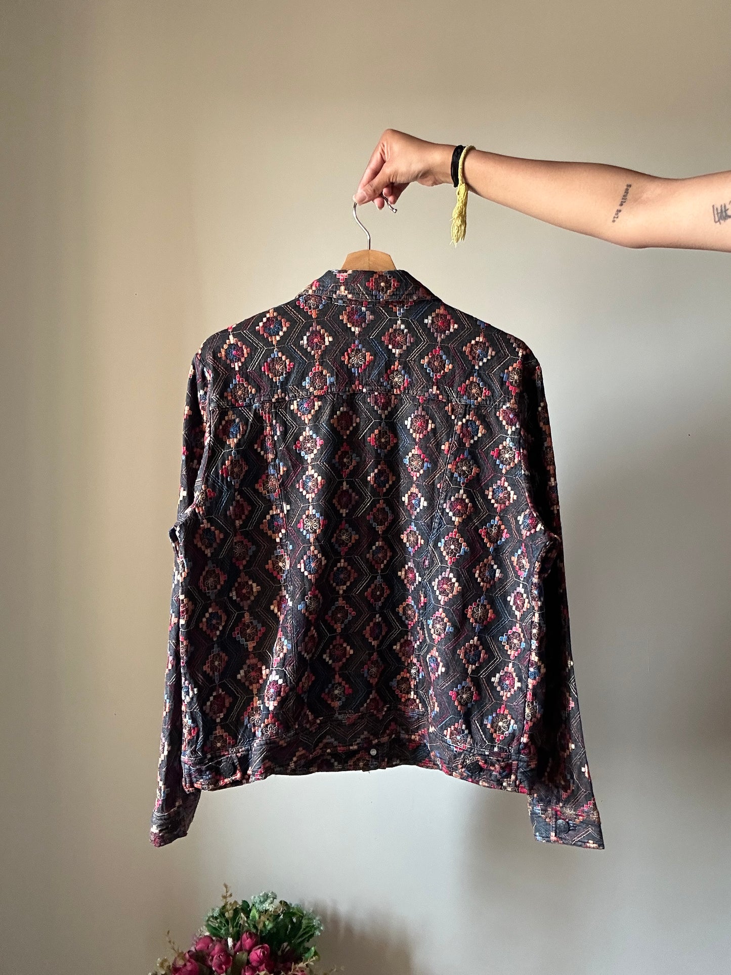 Vintage Coldwater Creek All Embroidered Shaket
