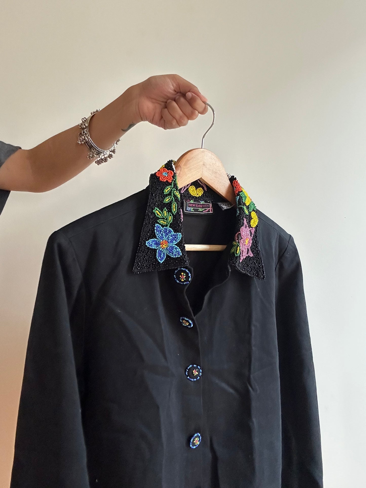 Vintage New Identity Shaket, Beaded