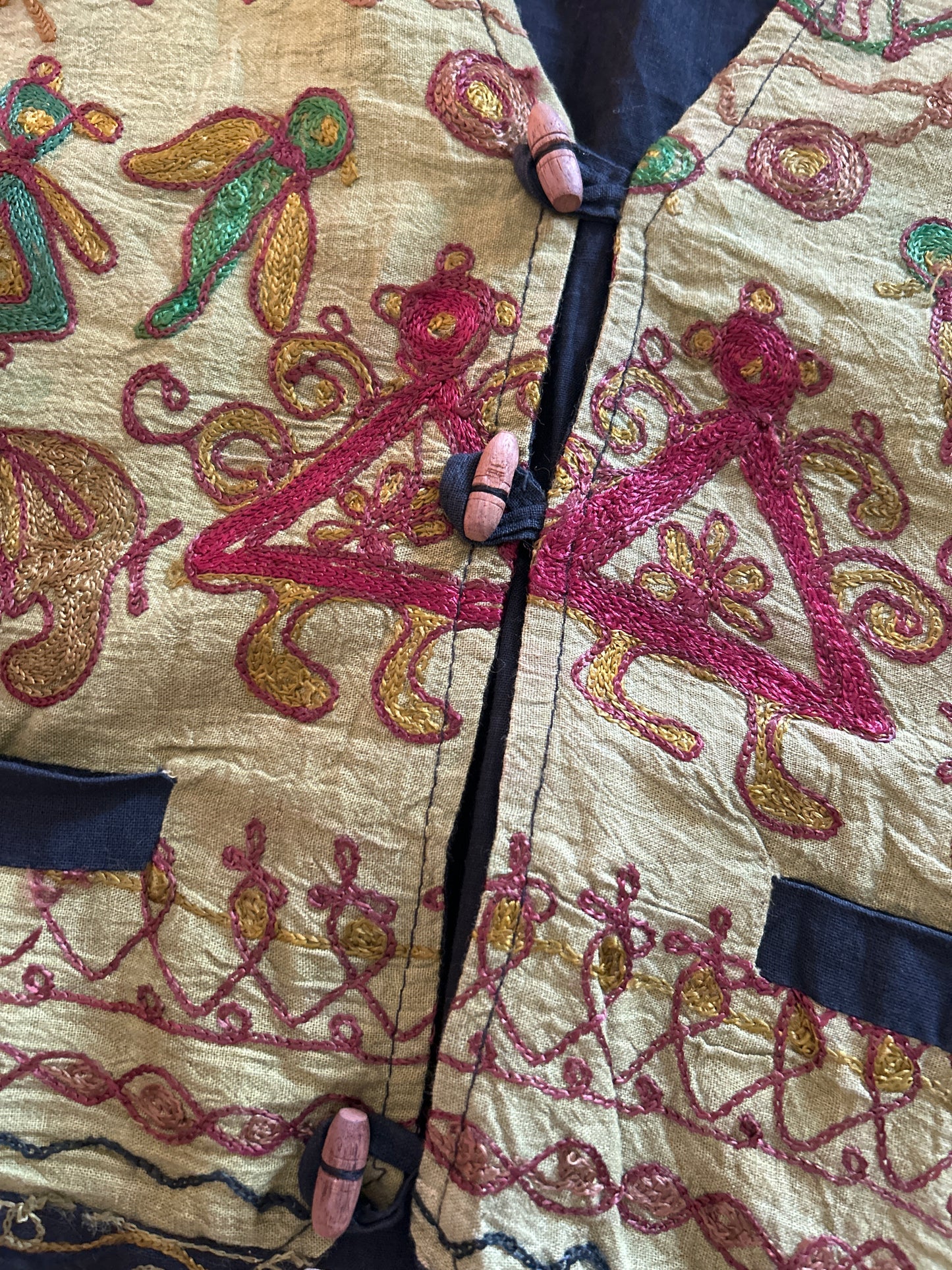 Vintage Traditional Embroidered Vest