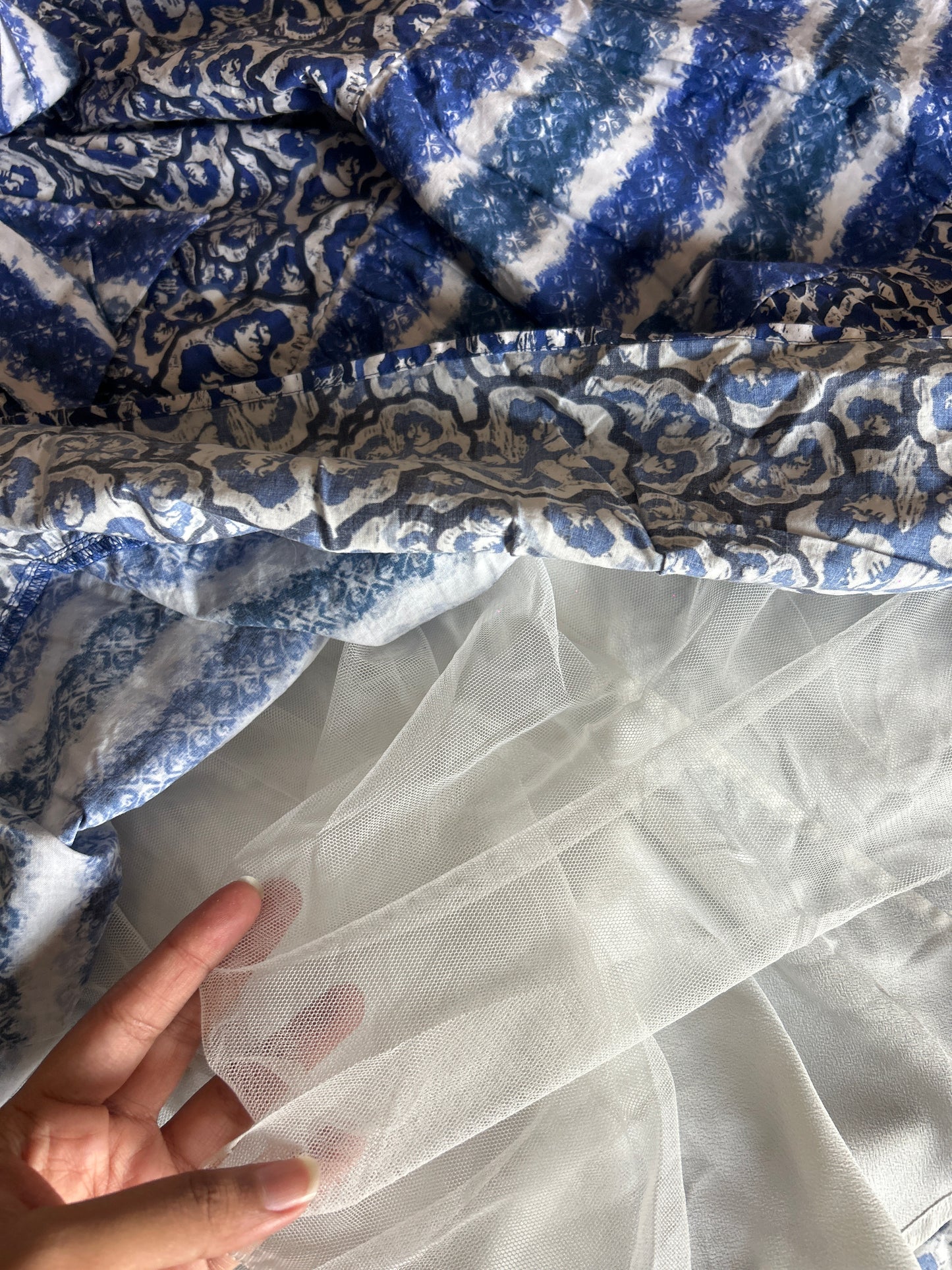 Vintage Face Print Skirt