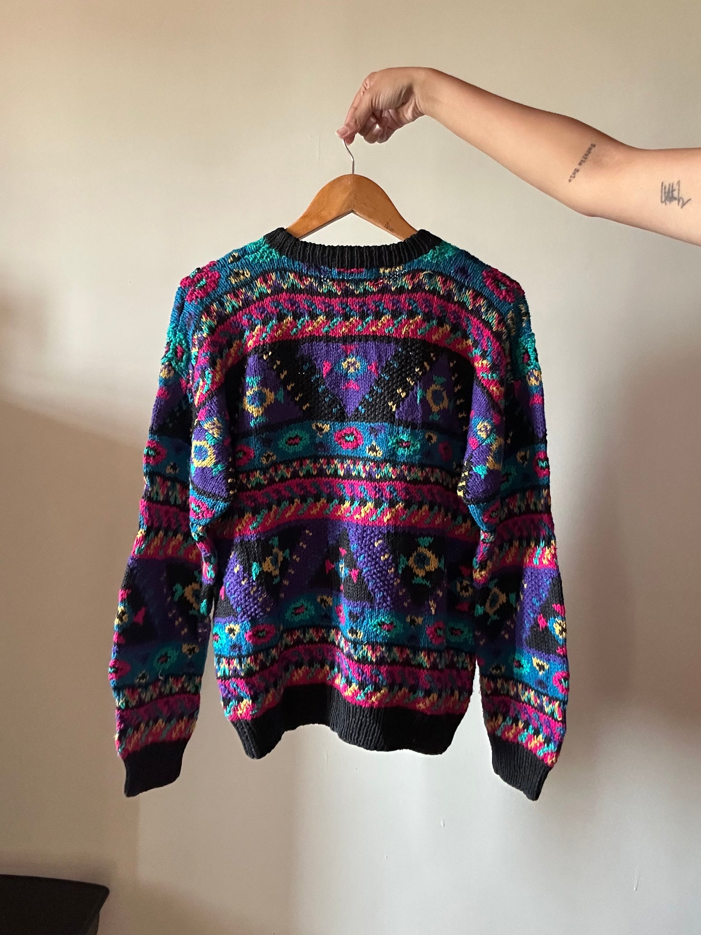 Vintage Northern Isles Hand Knit Pullover