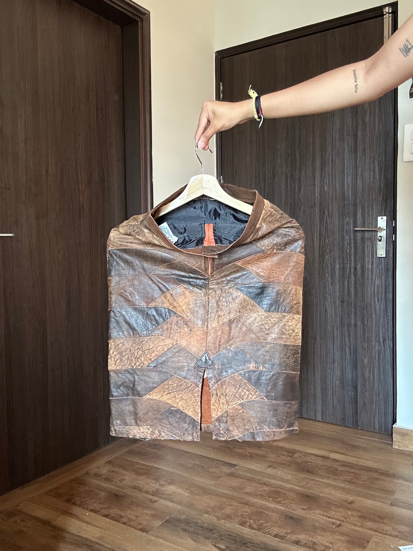 Ti- Amo Designs Vintage Genuine Leather Skirt