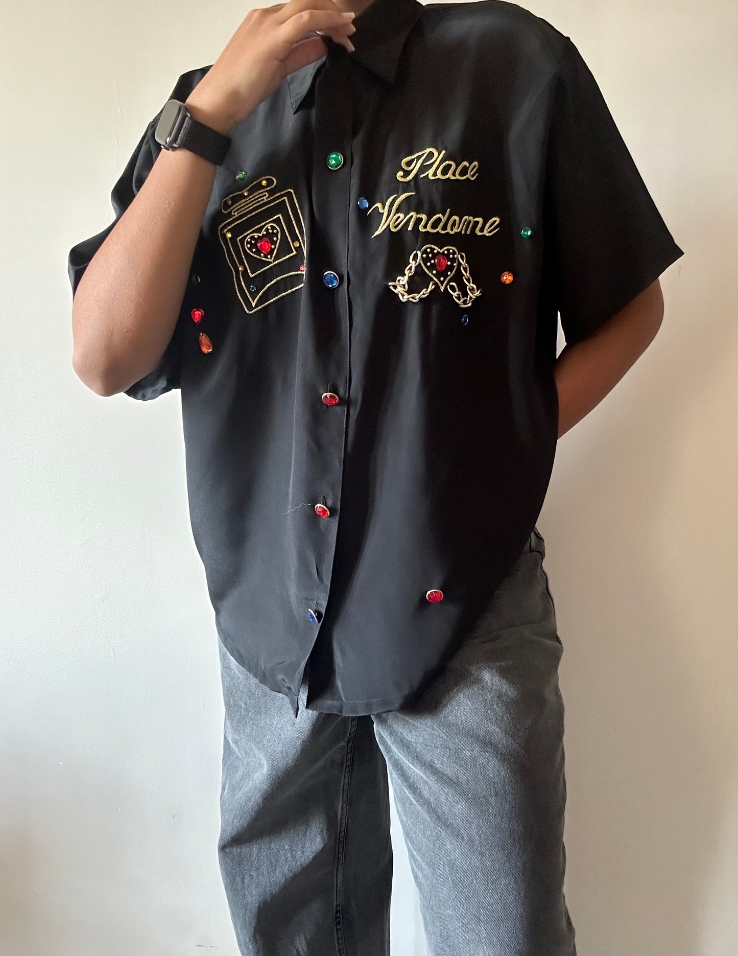 Embellished and Embroidery Vintage Shirt