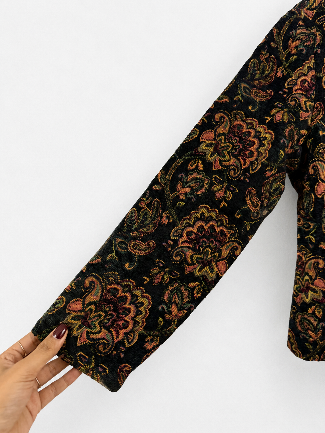 Vintage Floral Tapestry Jacket