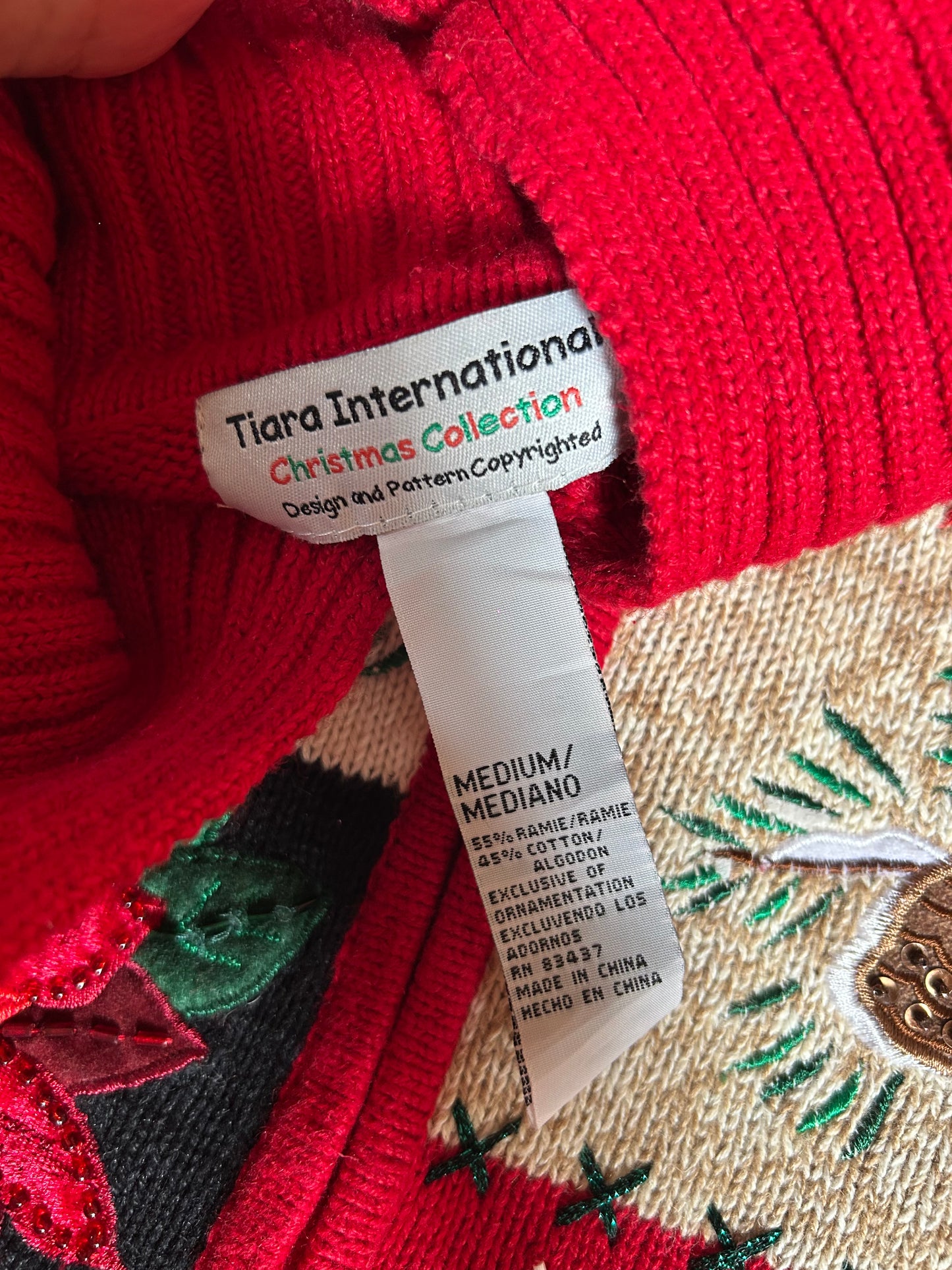 Tiara International Vintage Knit Cardigan