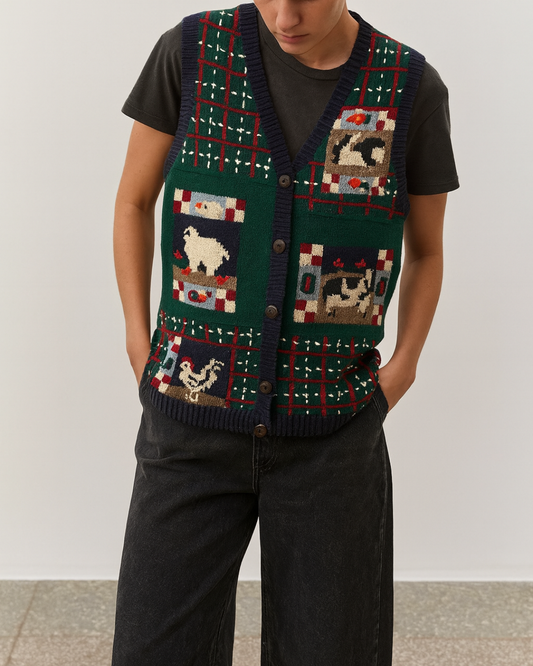 Capacity Vintage Knit Vest