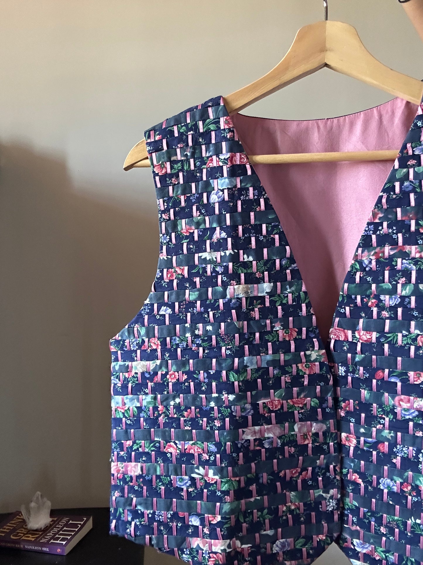 Floral Weaved Vintage Vest