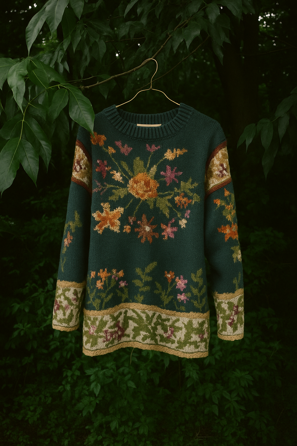 Jennifer Reed Vintage Hand Knit Cardigan