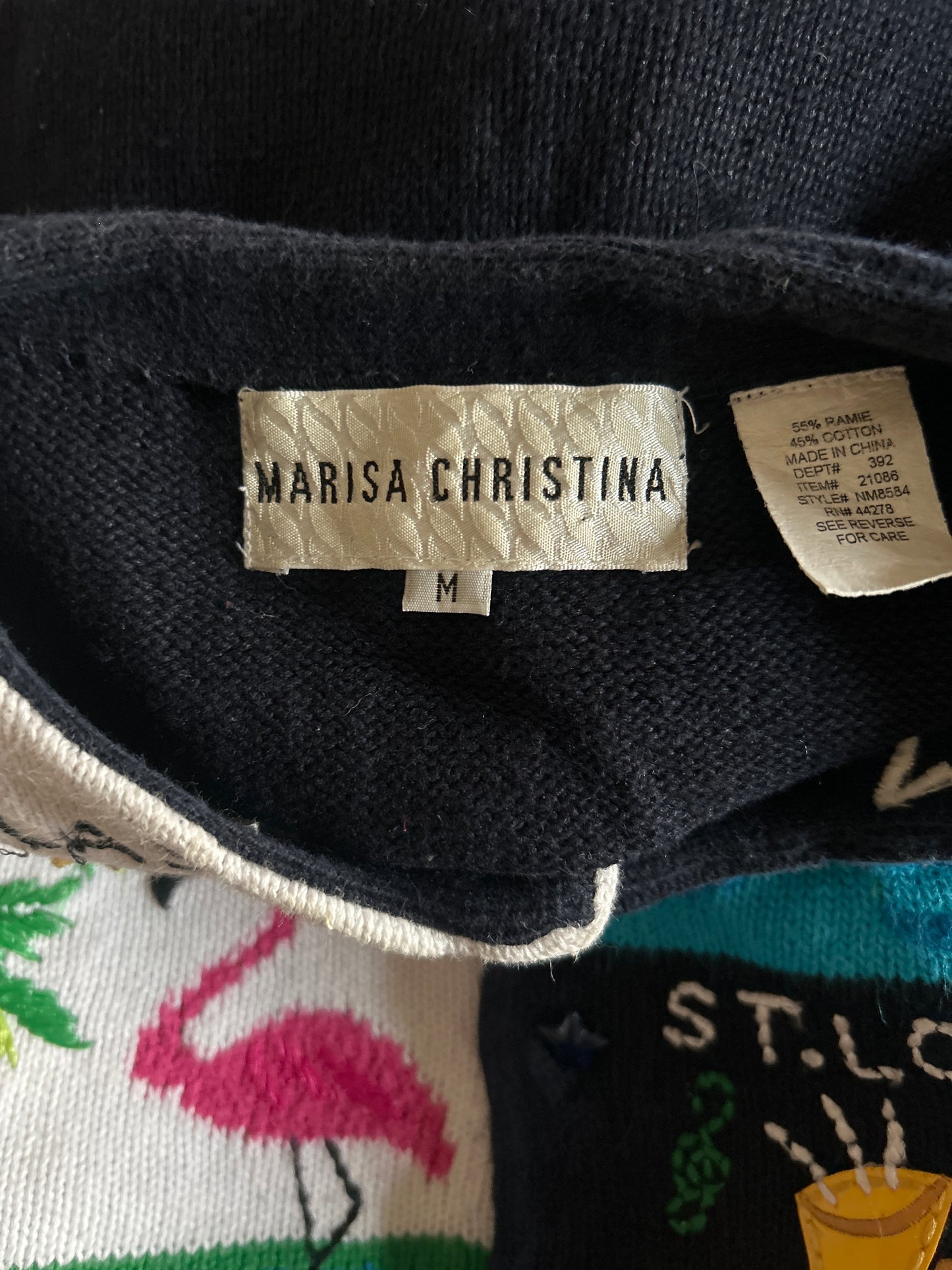 Marisa Christina Vintage Knit Cardigan Style UpperWear