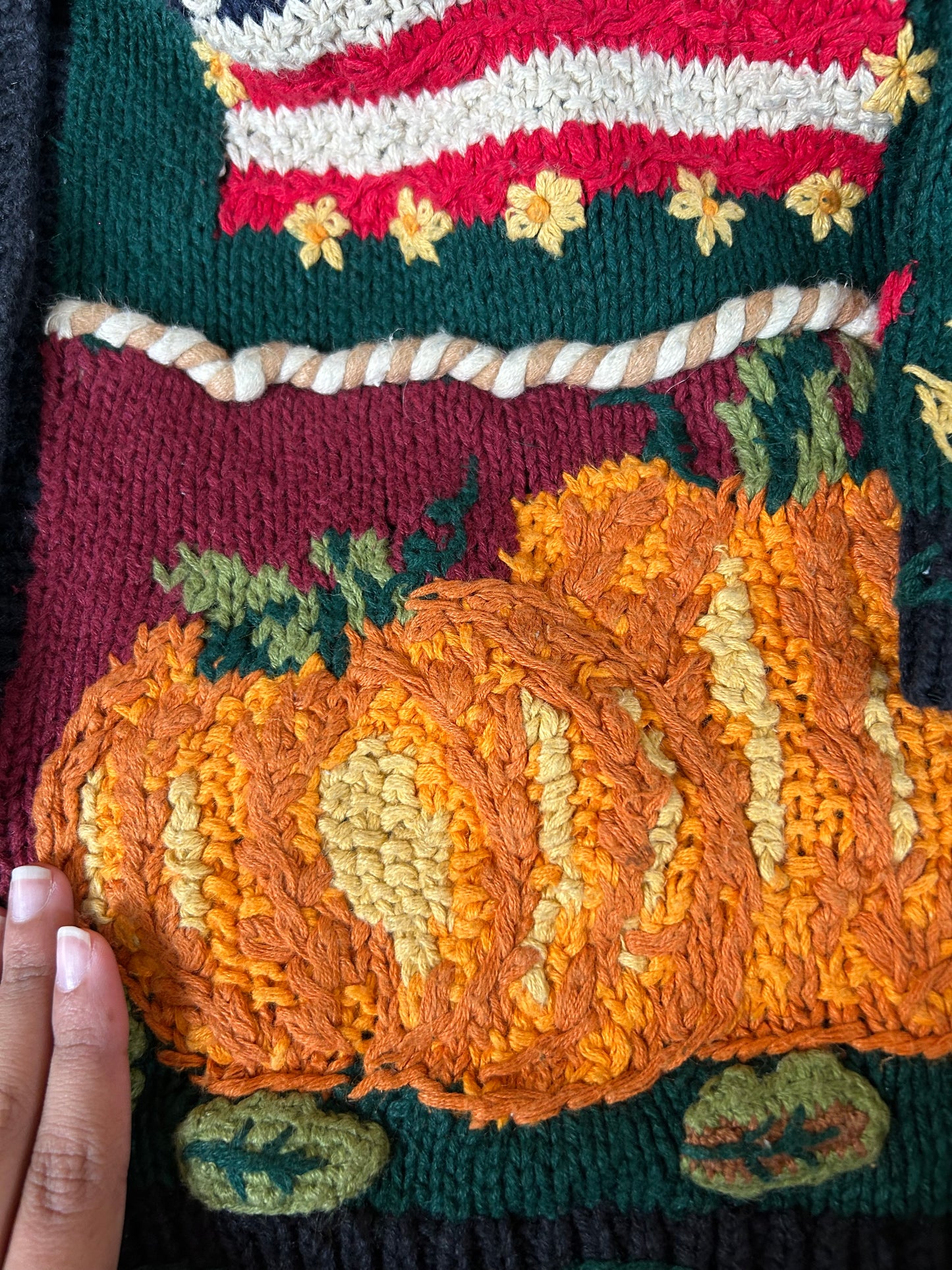 Eagle’s Eye Vintage Hand Knit Cardigan