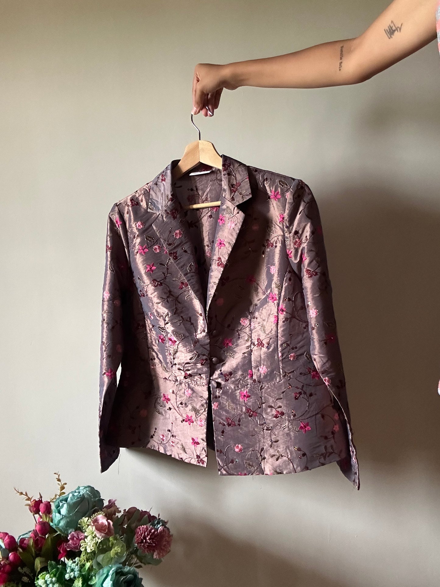 Yessica Vintage All Embroidered Shirt