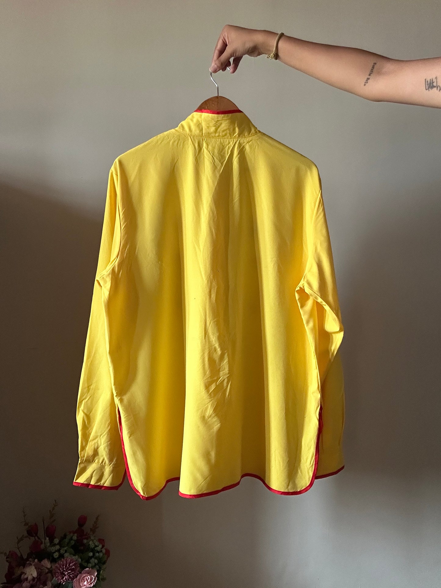 Vintage Dragon Embroidered Shirt