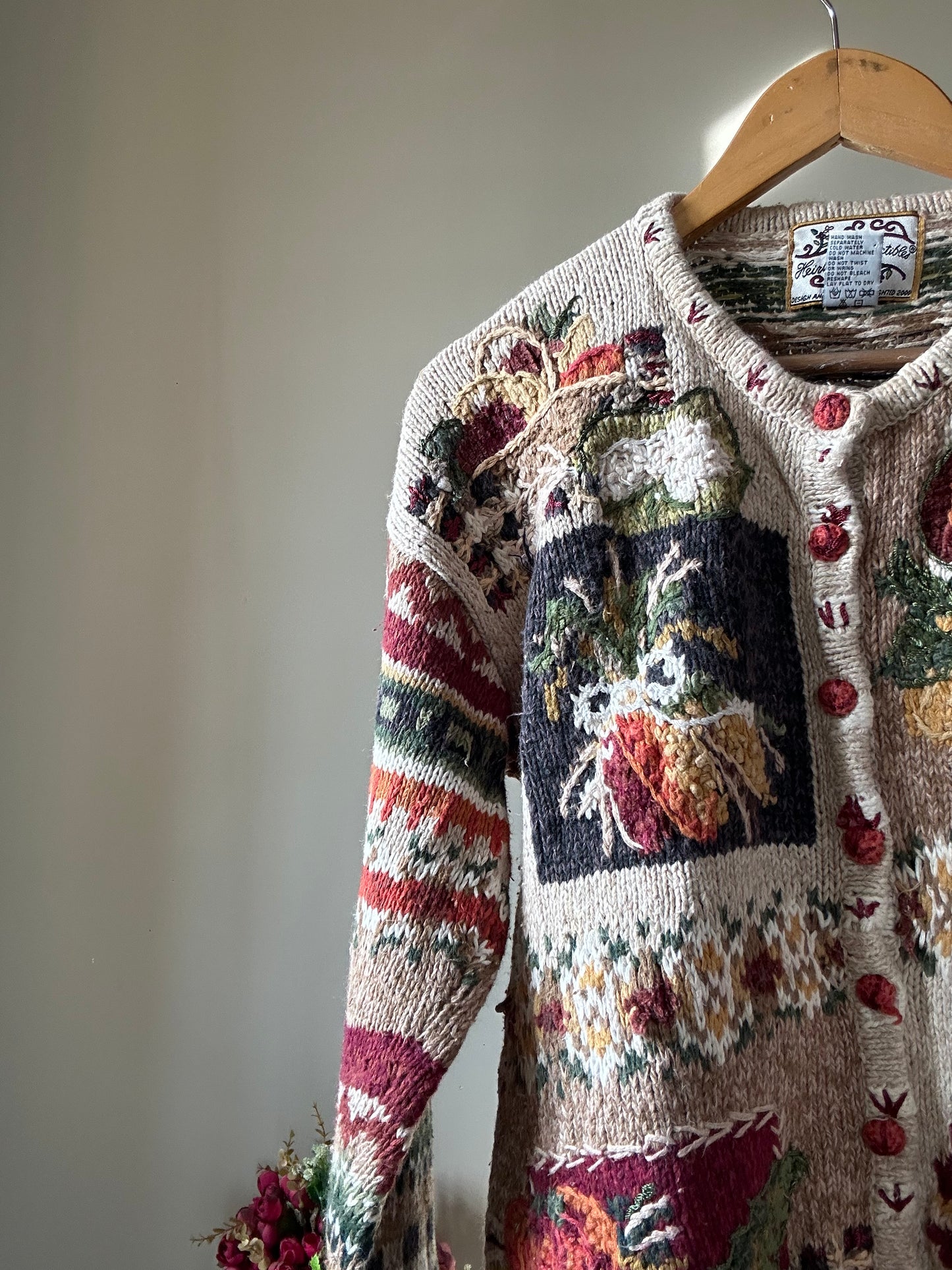 Heirloom Collectibles Vintage Embroidered Cardigan