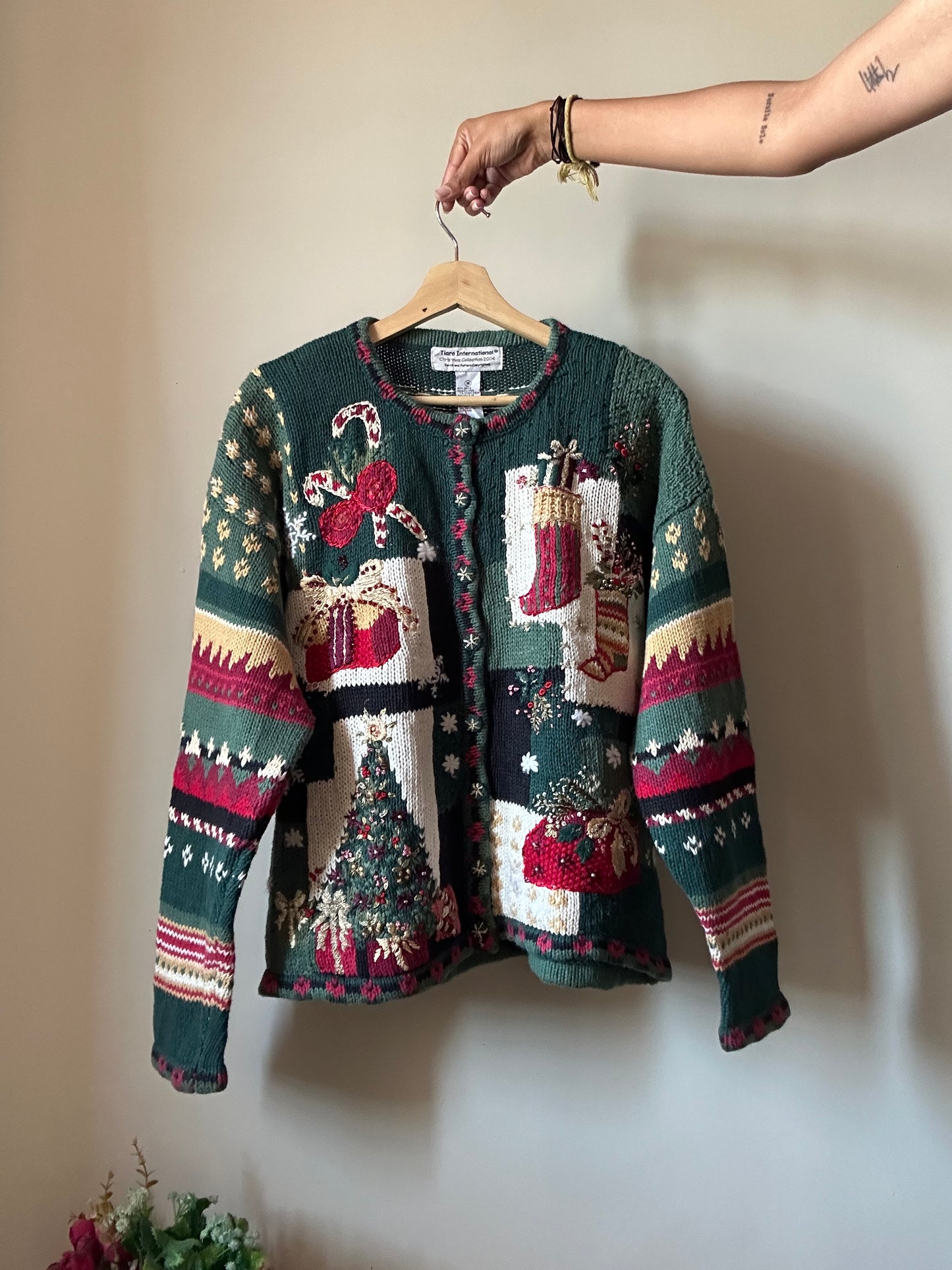 Vintage Tiara Christmas Collection Cardigan ( 2004 Collection )