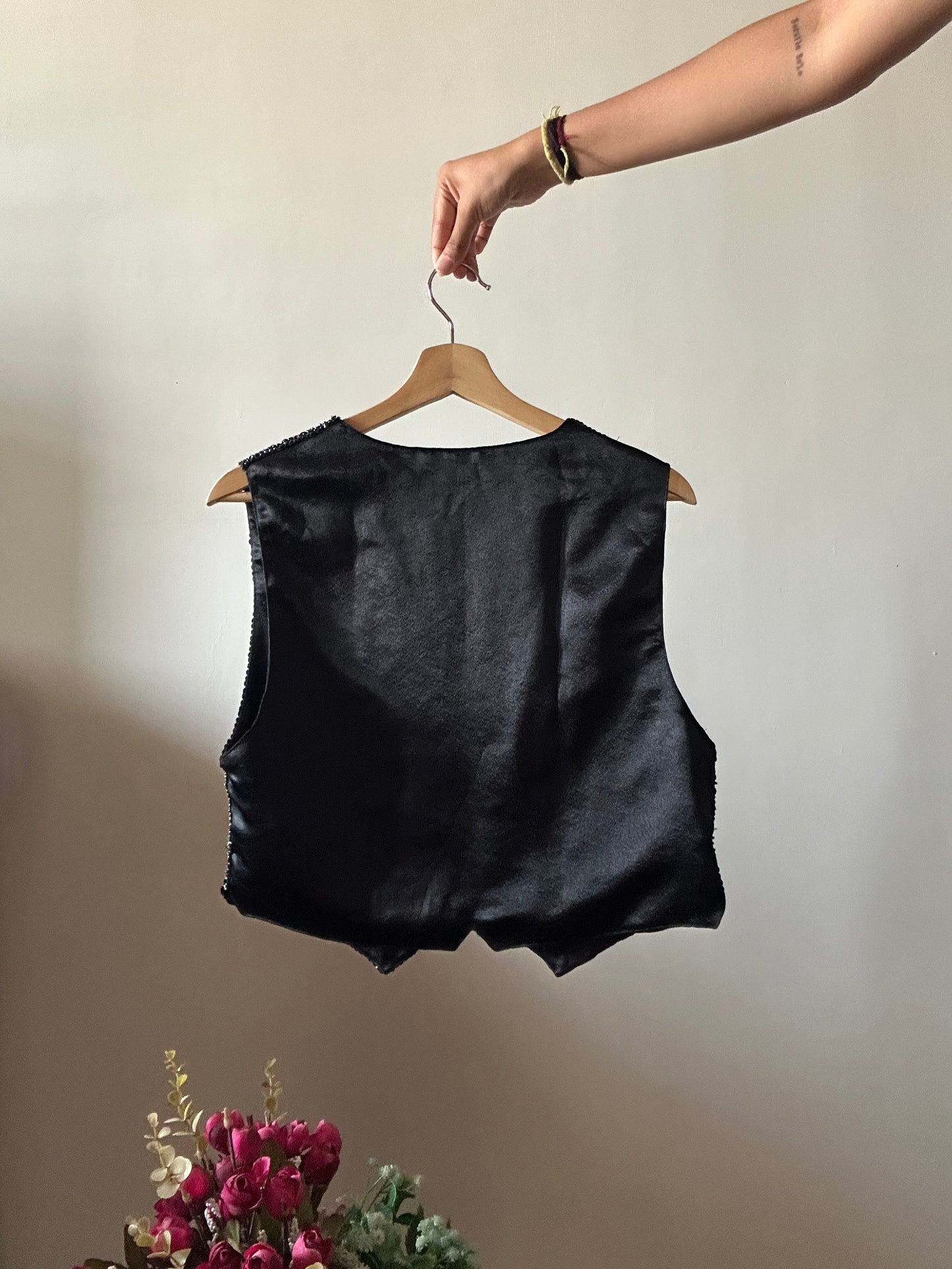 All Beaded and Sequins Vintage Vest