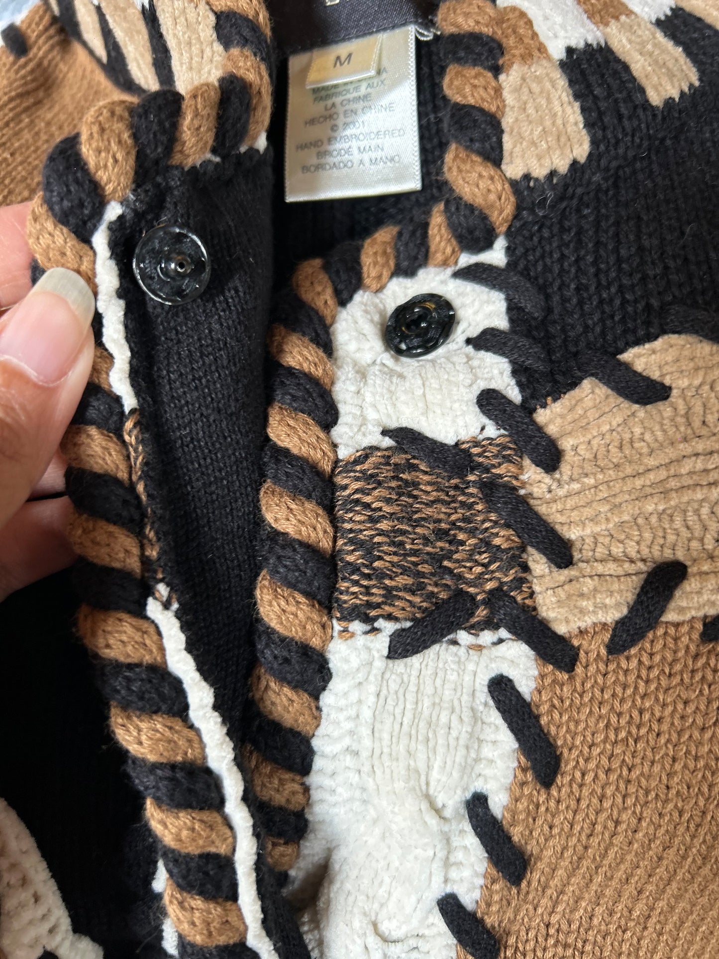 Susan Bristol Vintage Knit Cardigan