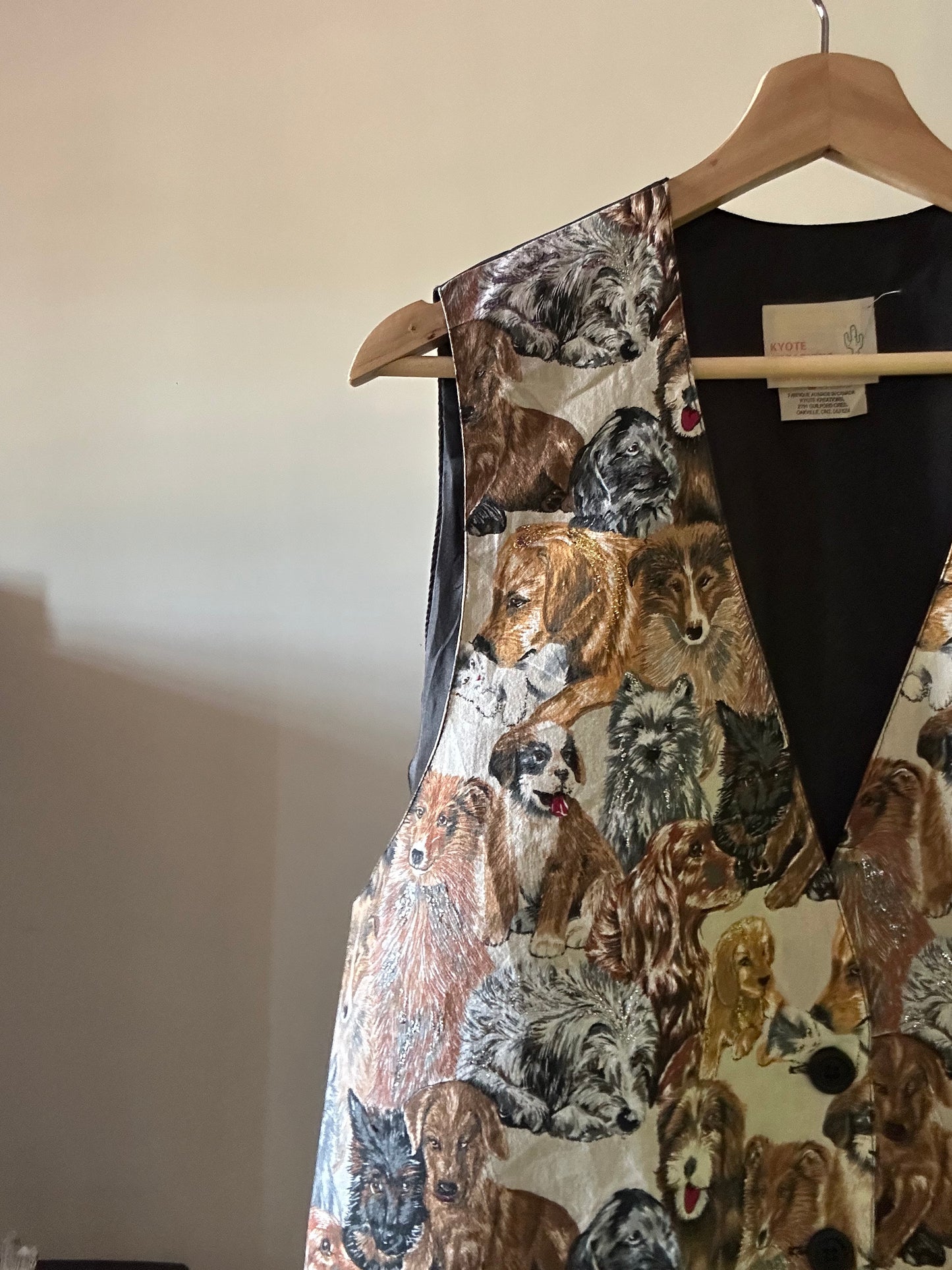 Kyote Kreations Vintage Handpainted Vest