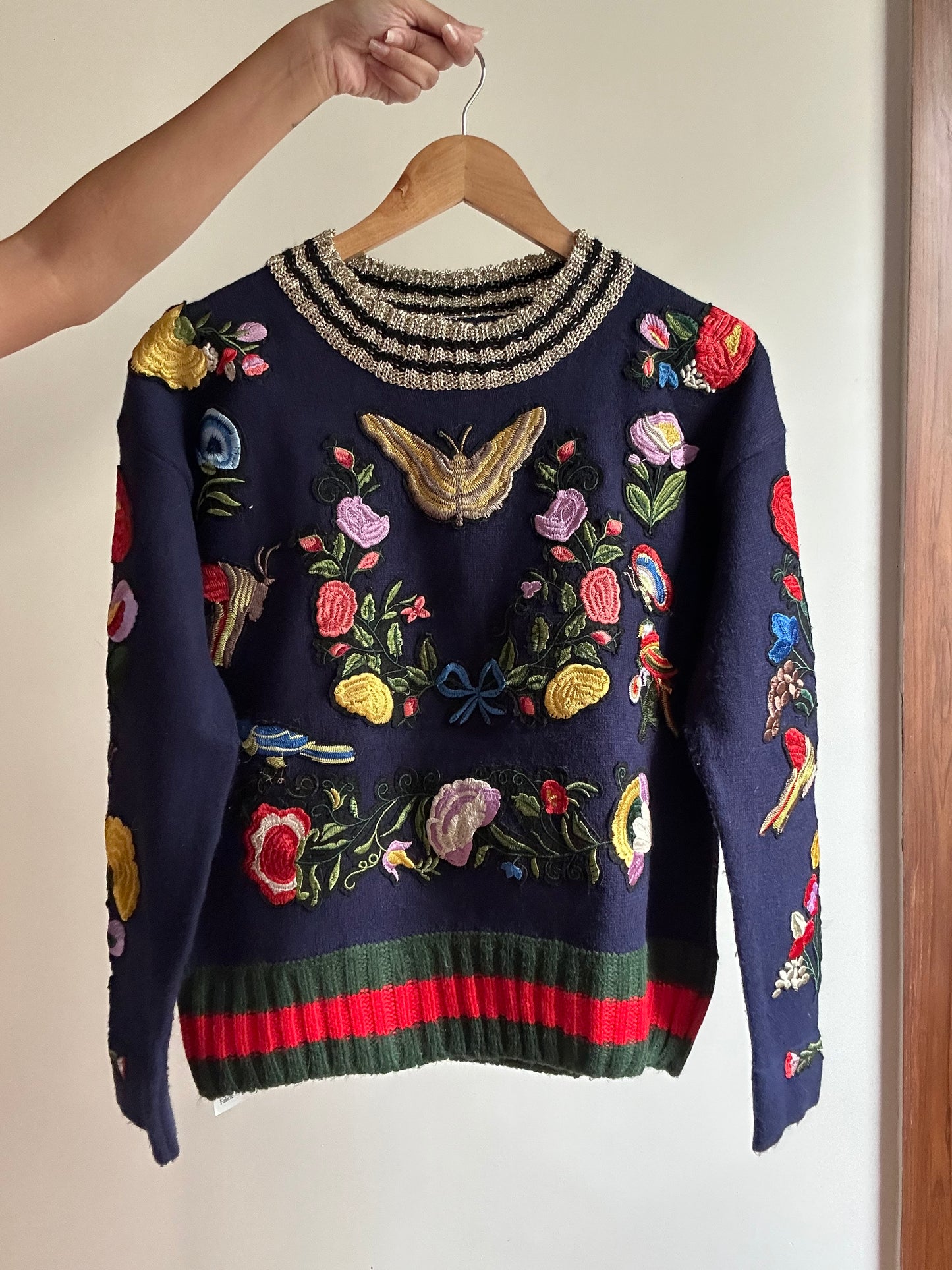 Vintage Wool Blend Knit Pullover