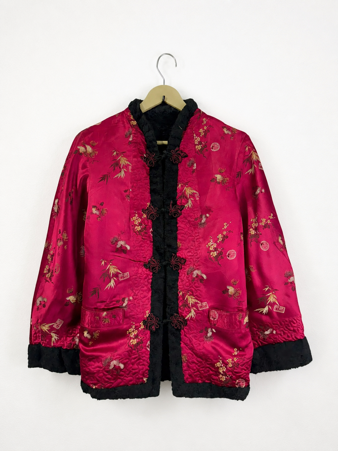 Vintage Fuchsia Tang Jacket