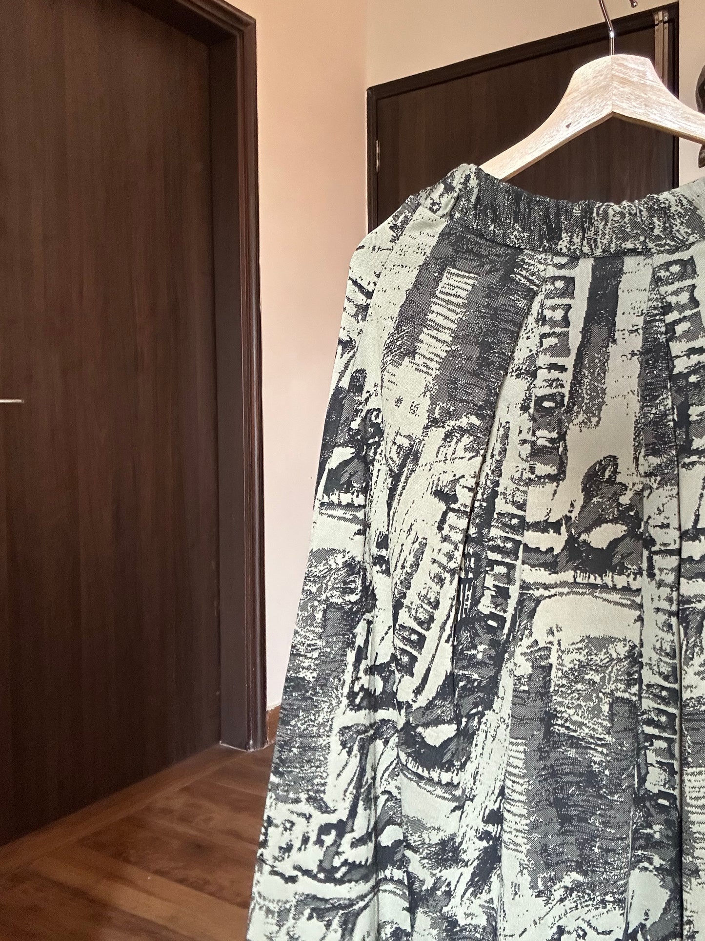 Nina Riga Vintage Pleated Skirt