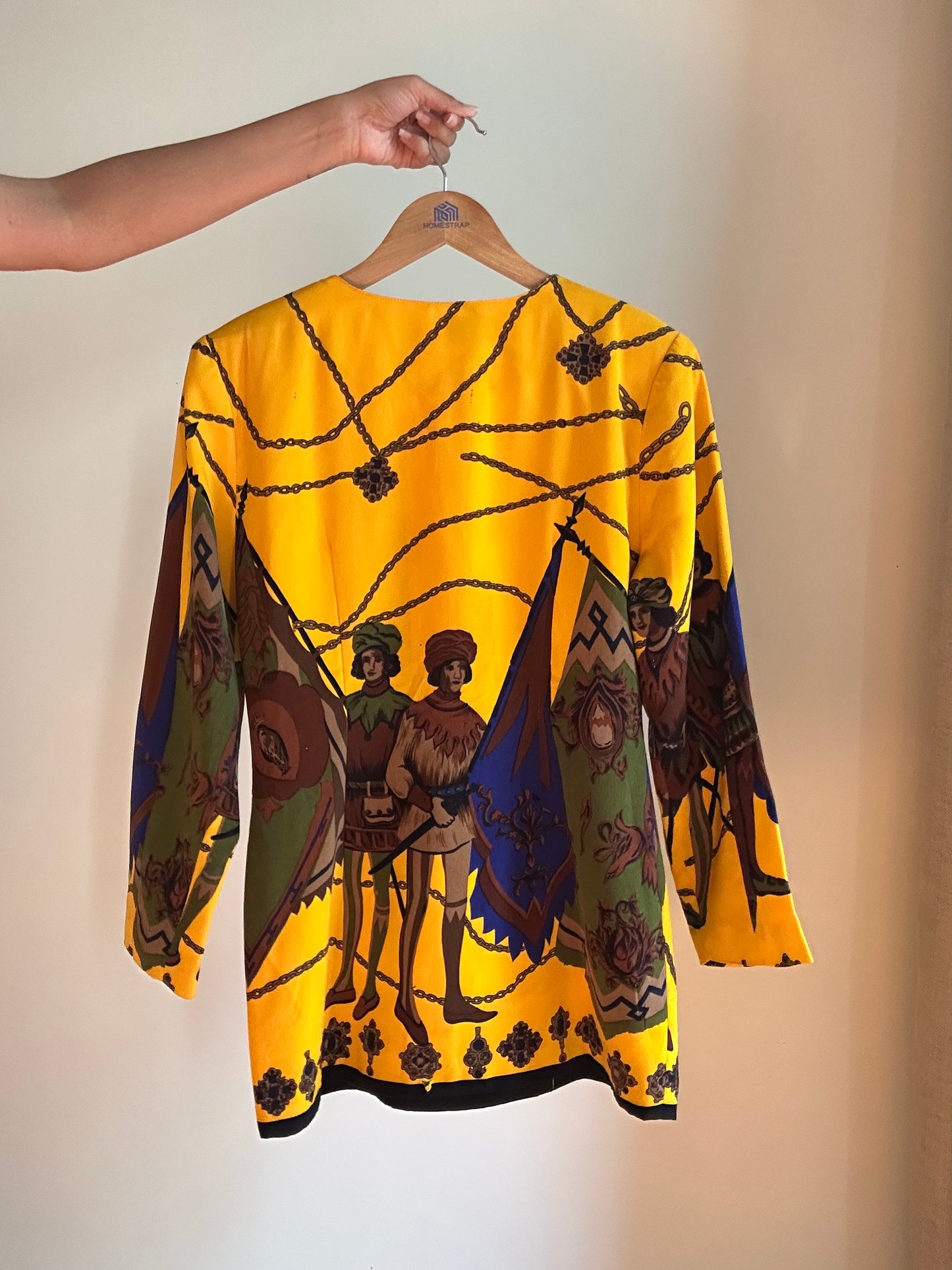 Vintage All Printed Blazer